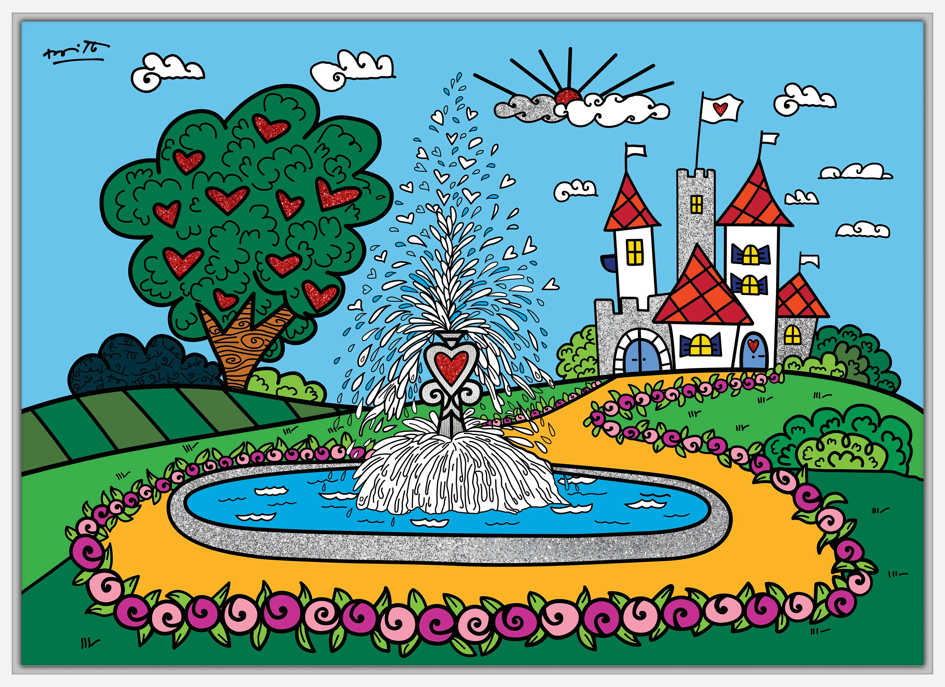 The Fountain Of Happiness And Love - Limited Edition Print - Image 7
