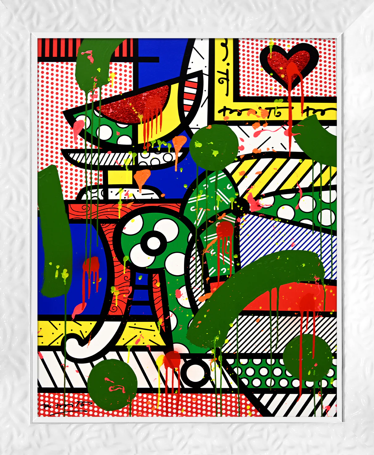 The Green Sofa - Mixed Media Original - Image 14