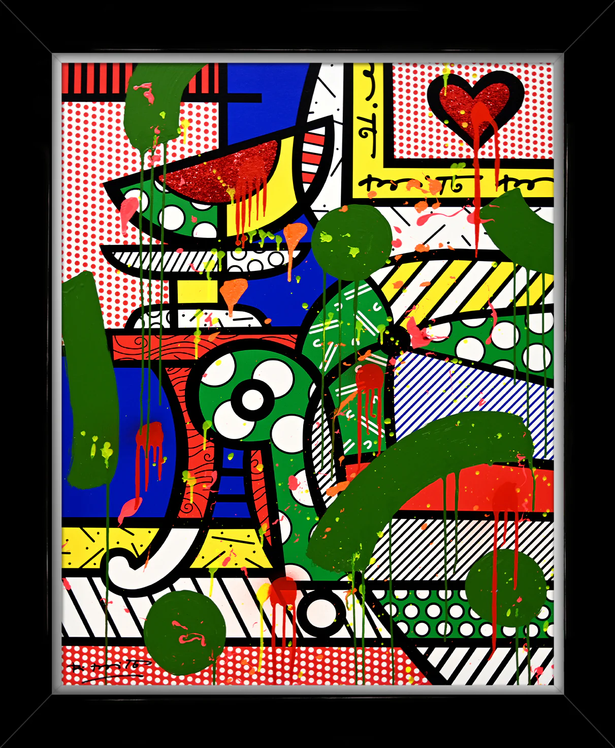 The Green Sofa - Mixed Media Original - Image 16