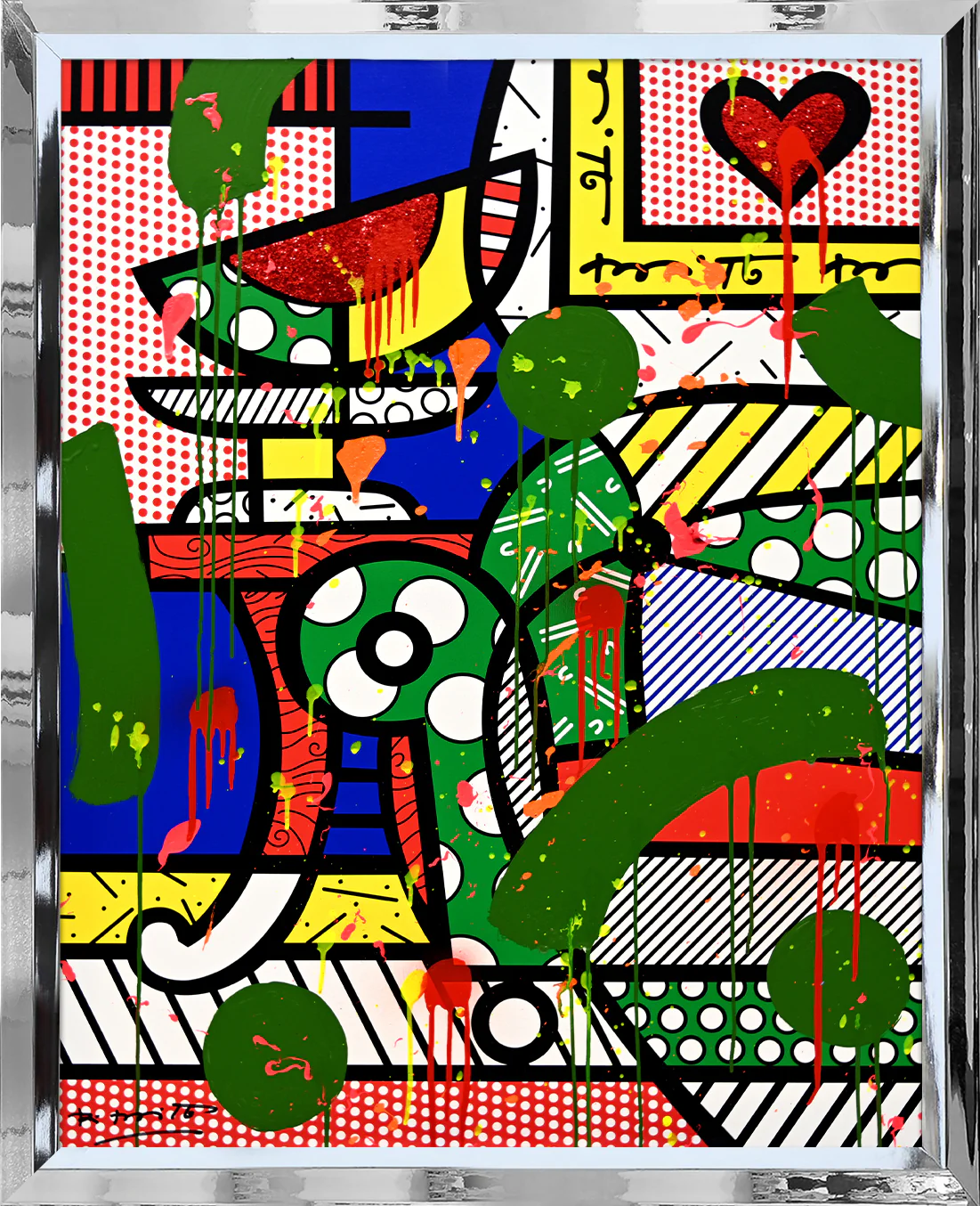 The Green Sofa - Mixed Media Original - Image 21