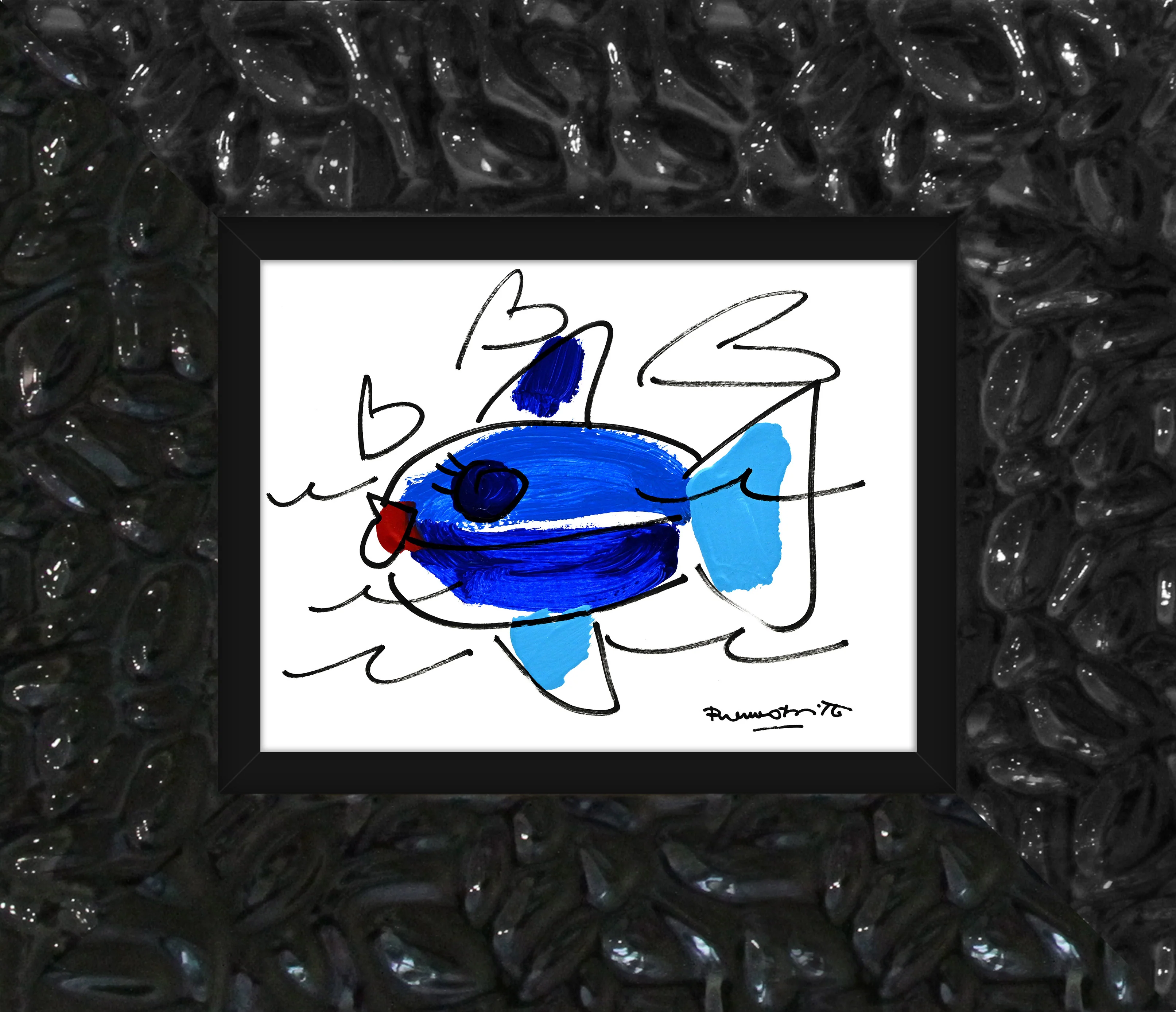 The Sicily Collection (Fish) - Original Drawing - Image 2