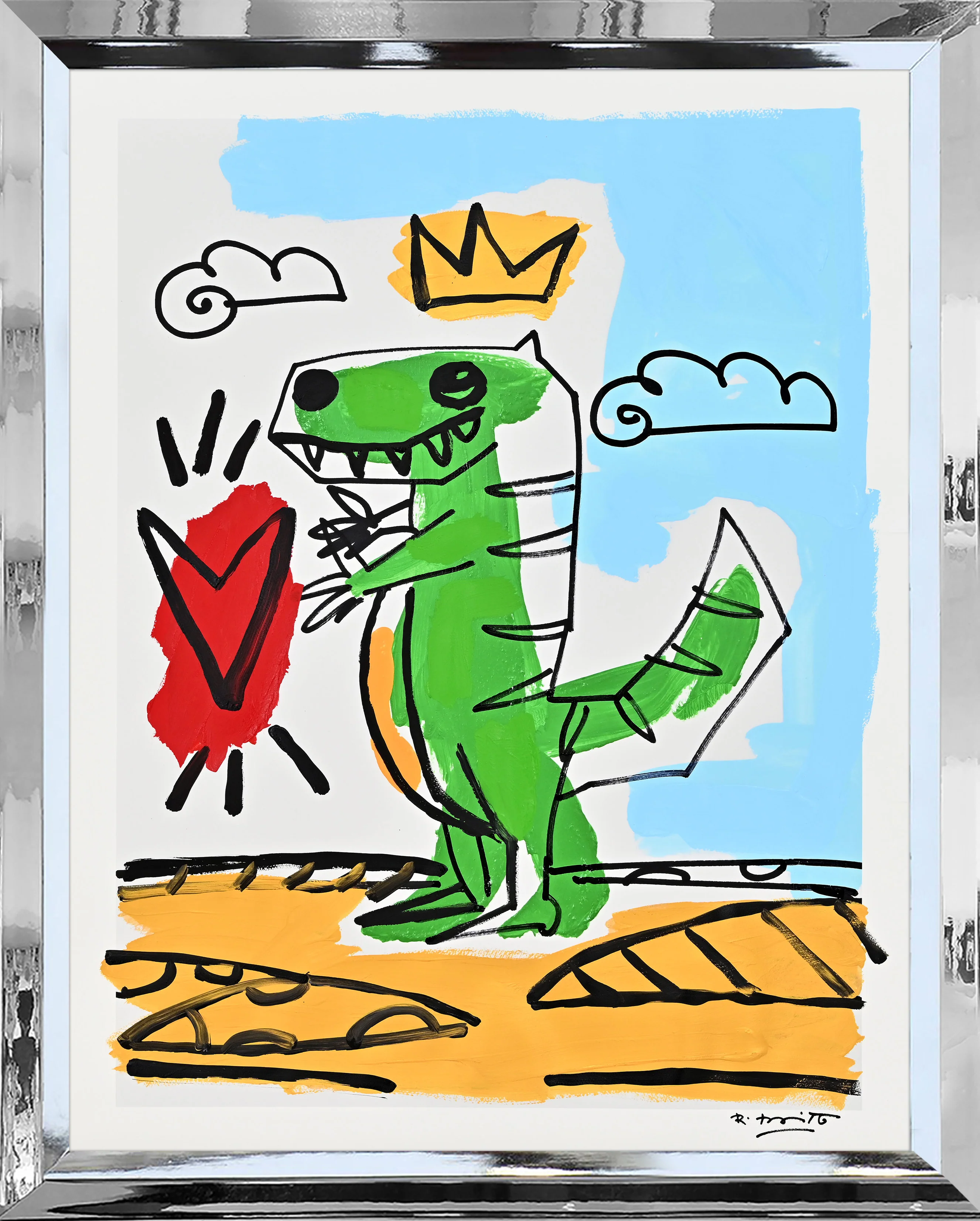 Thomas Collection (Dinosaur) - Mixed Media Original - Image 10