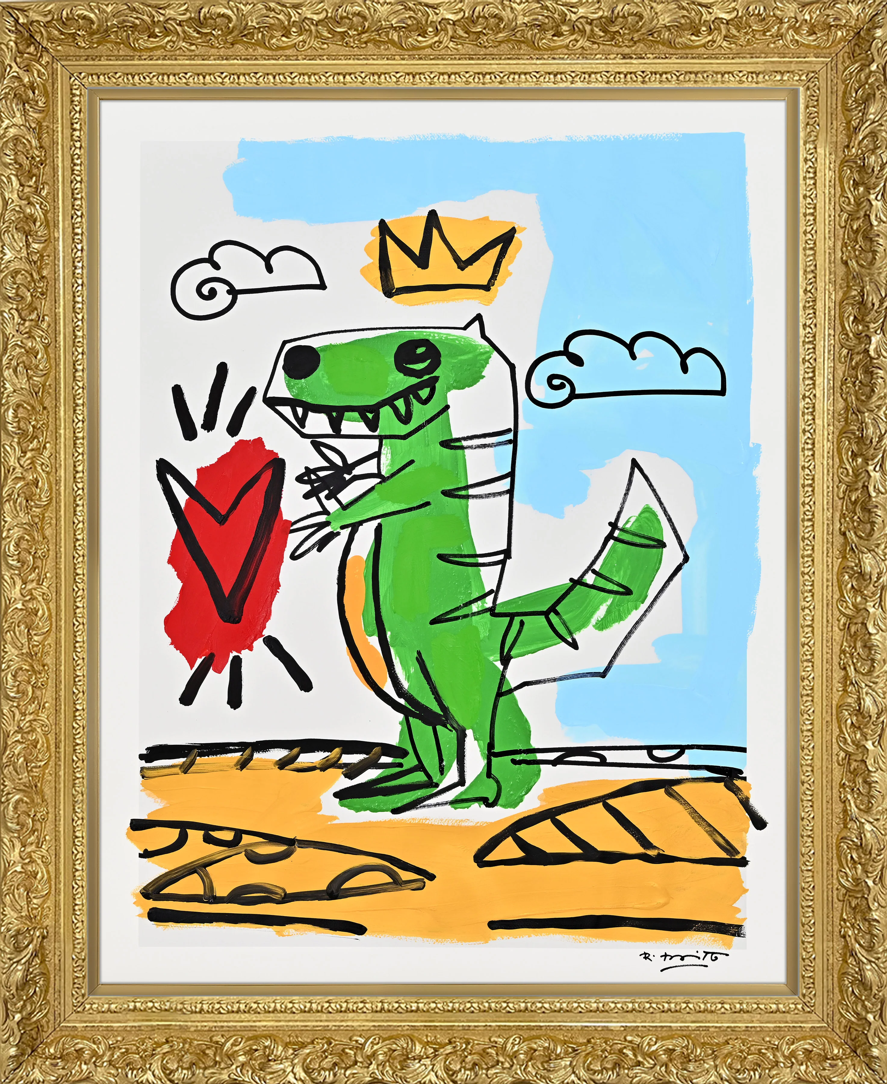 Thomas Collection (Dinosaur) - Mixed Media Original - Image 11