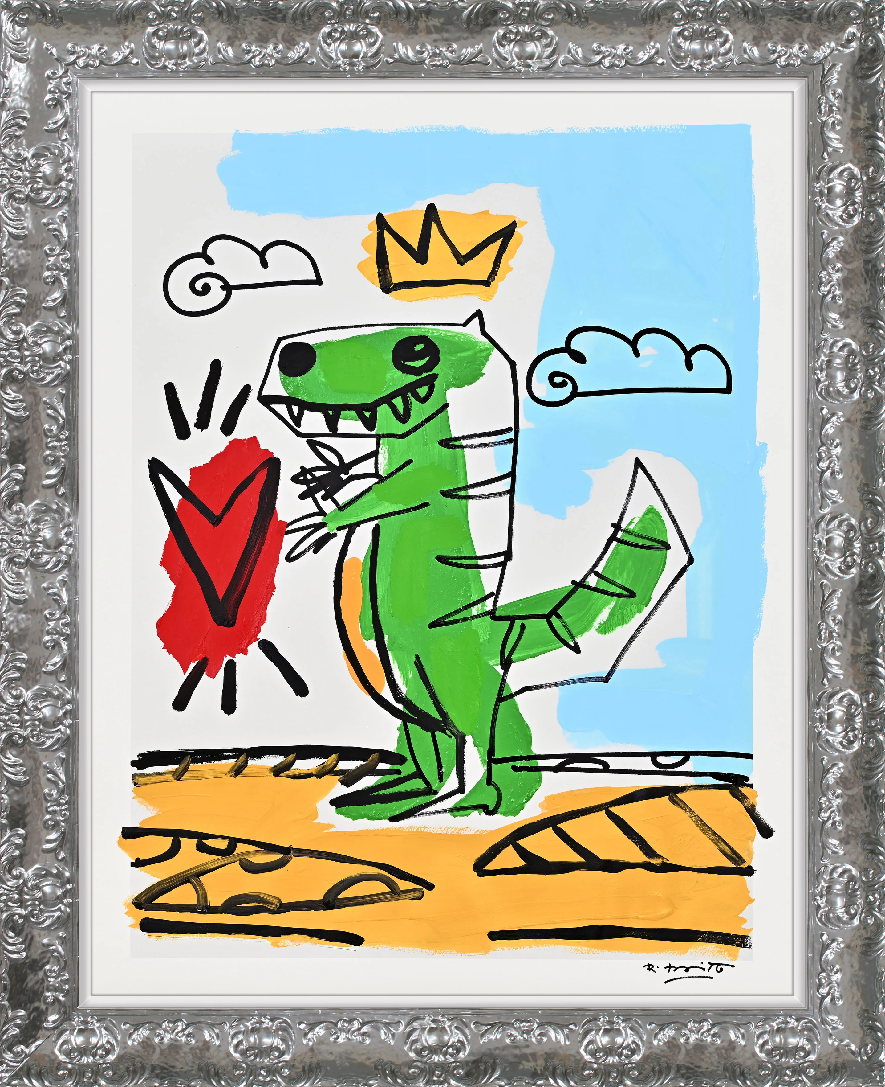 Thomas Collection (Dinosaur) - Mixed Media Original - Image 12