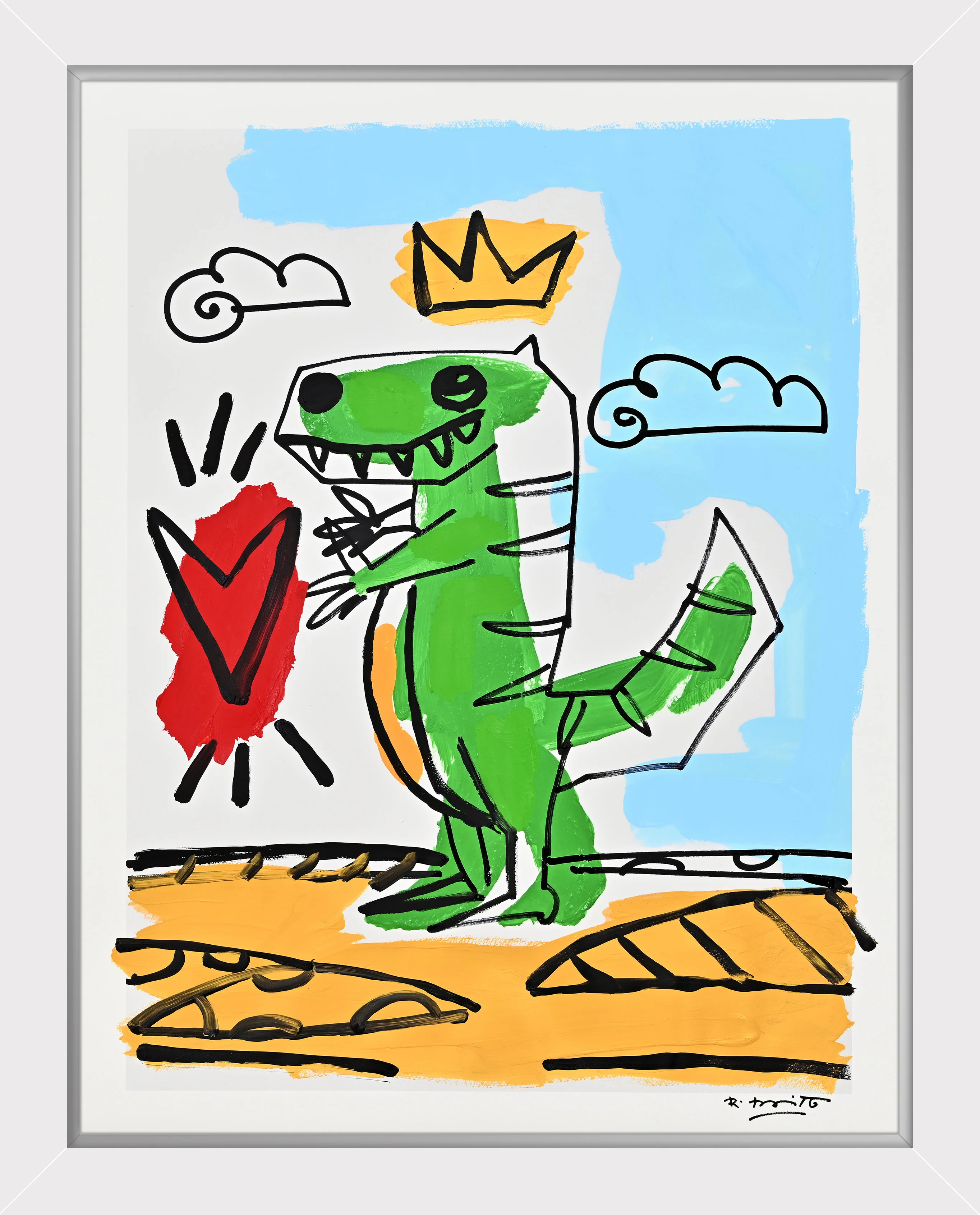 Thomas Collection (Dinosaur) - Mixed Media Original - Image 13