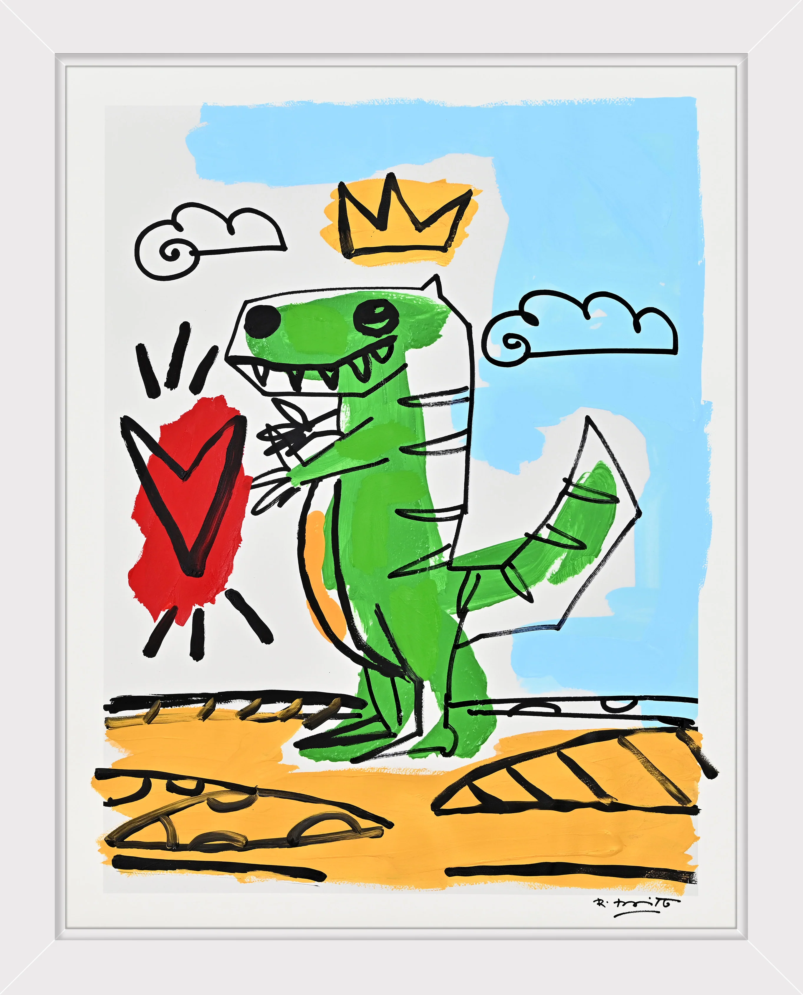 Thomas Collection (Dinosaur) - Mixed Media Original - Image 14