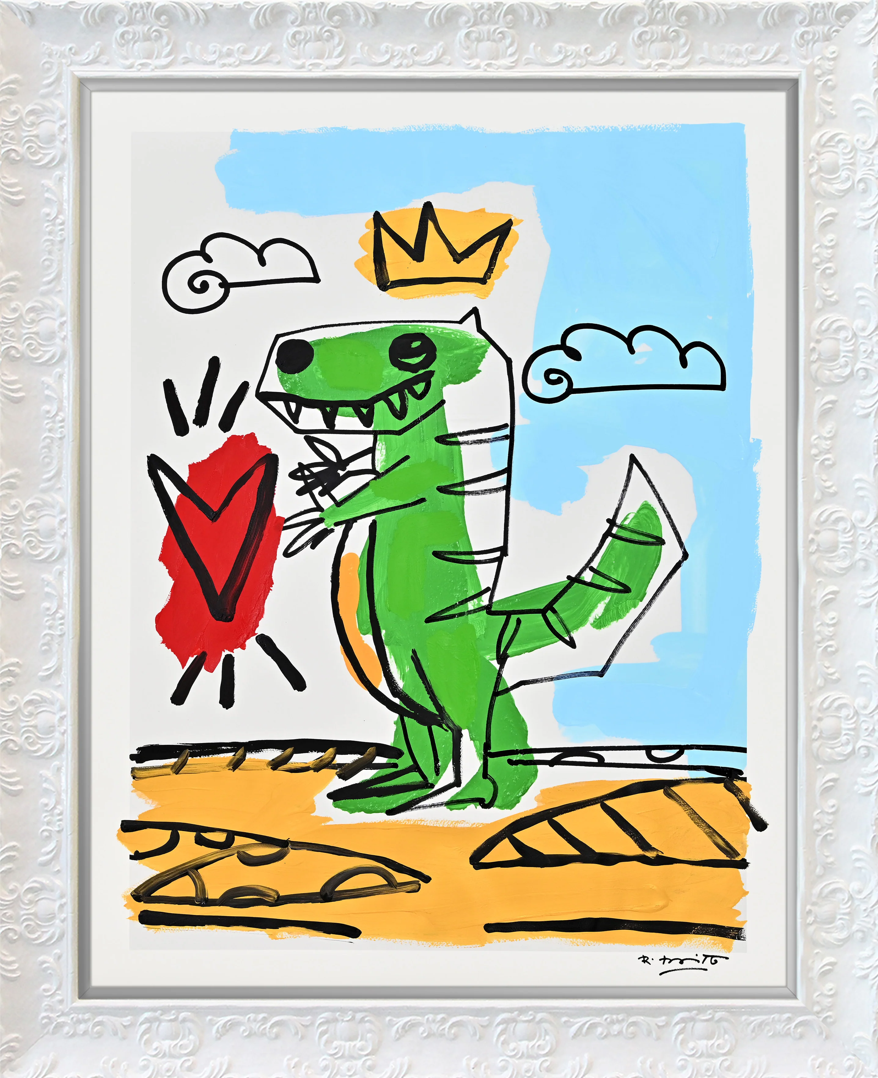 Thomas Collection (Dinosaur) - Mixed Media Original - Image 15