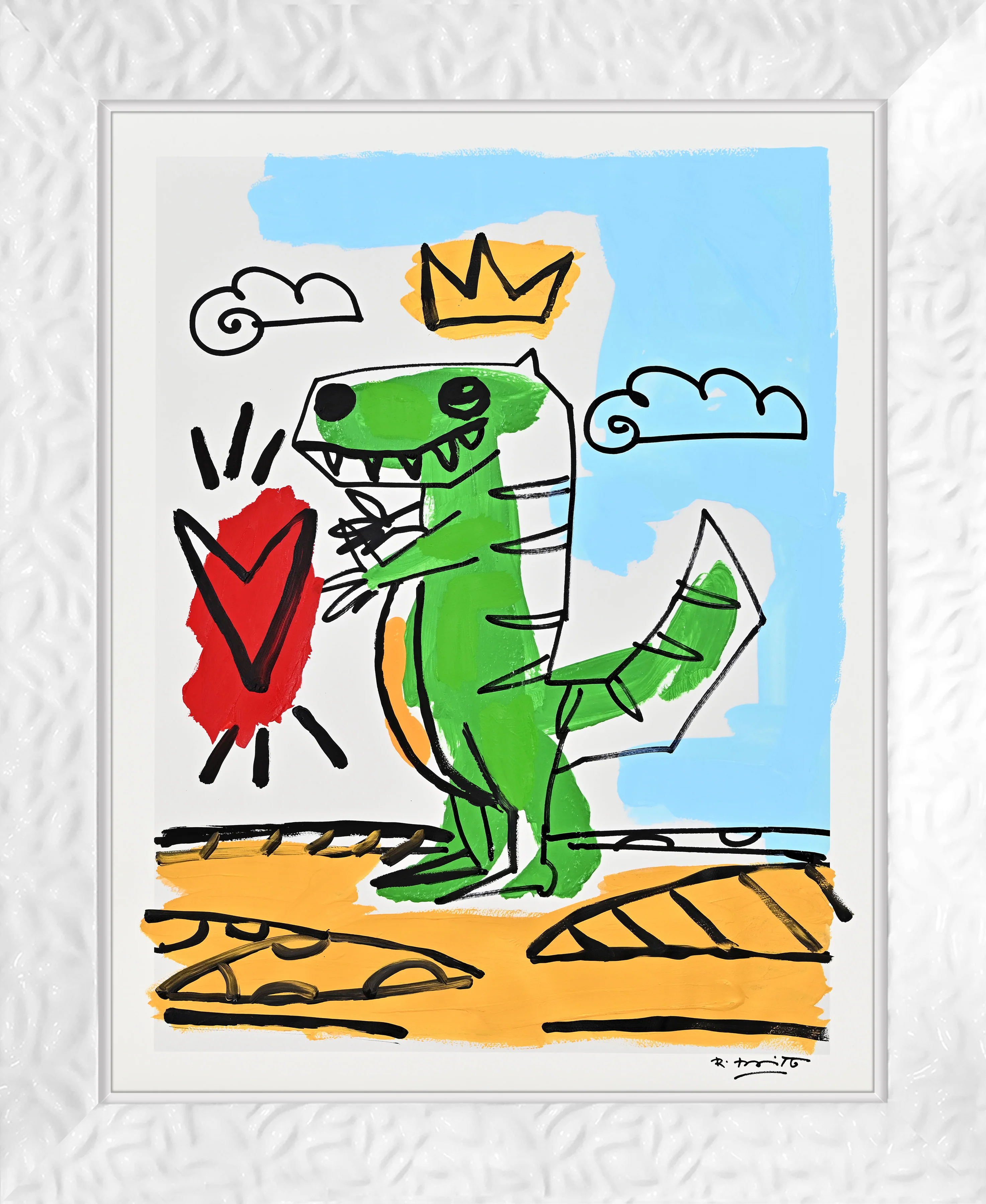 Thomas Collection (Dinosaur) - Mixed Media Original - Image 18