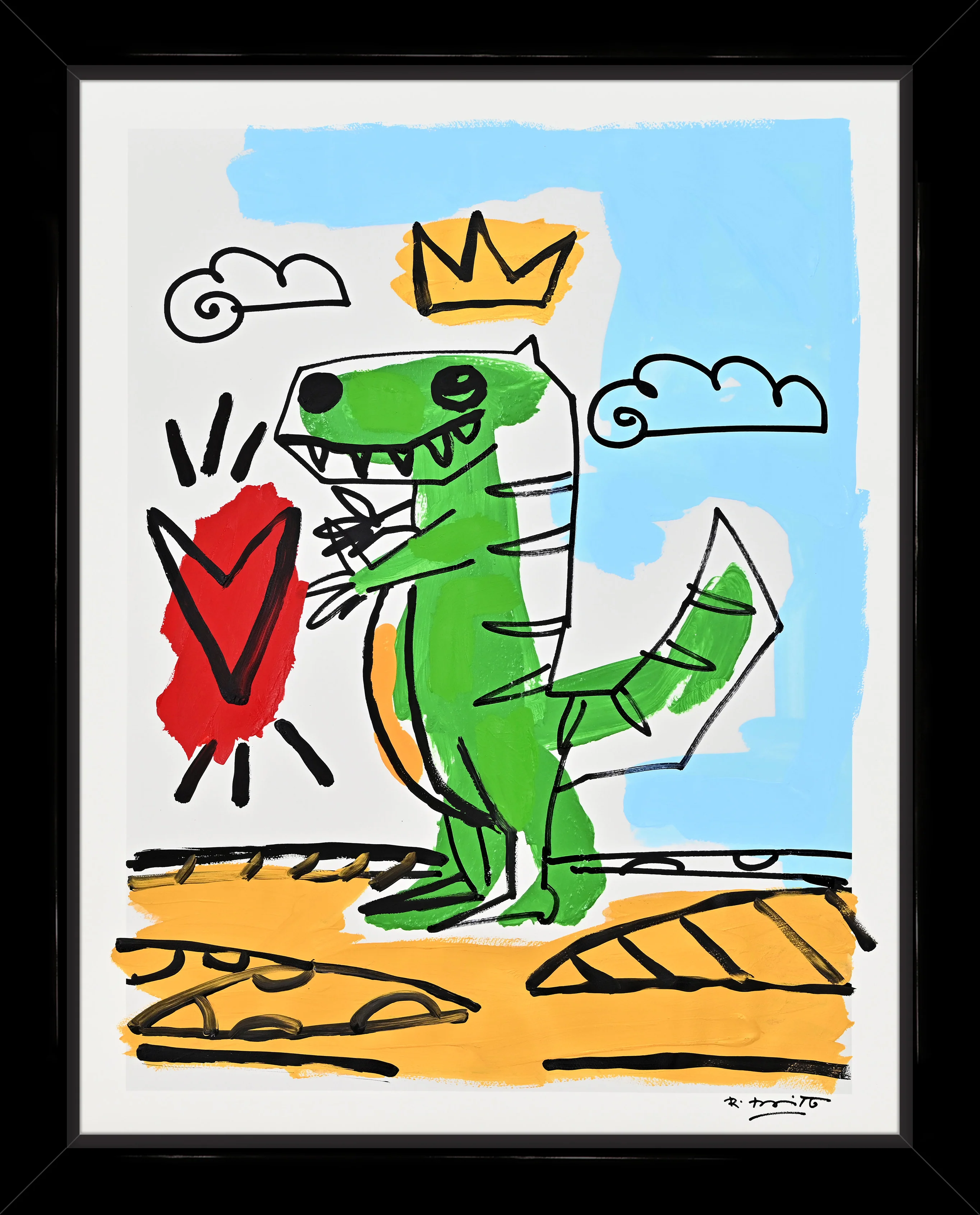 Thomas Collection (Dinosaur) - Mixed Media Original - Image 2