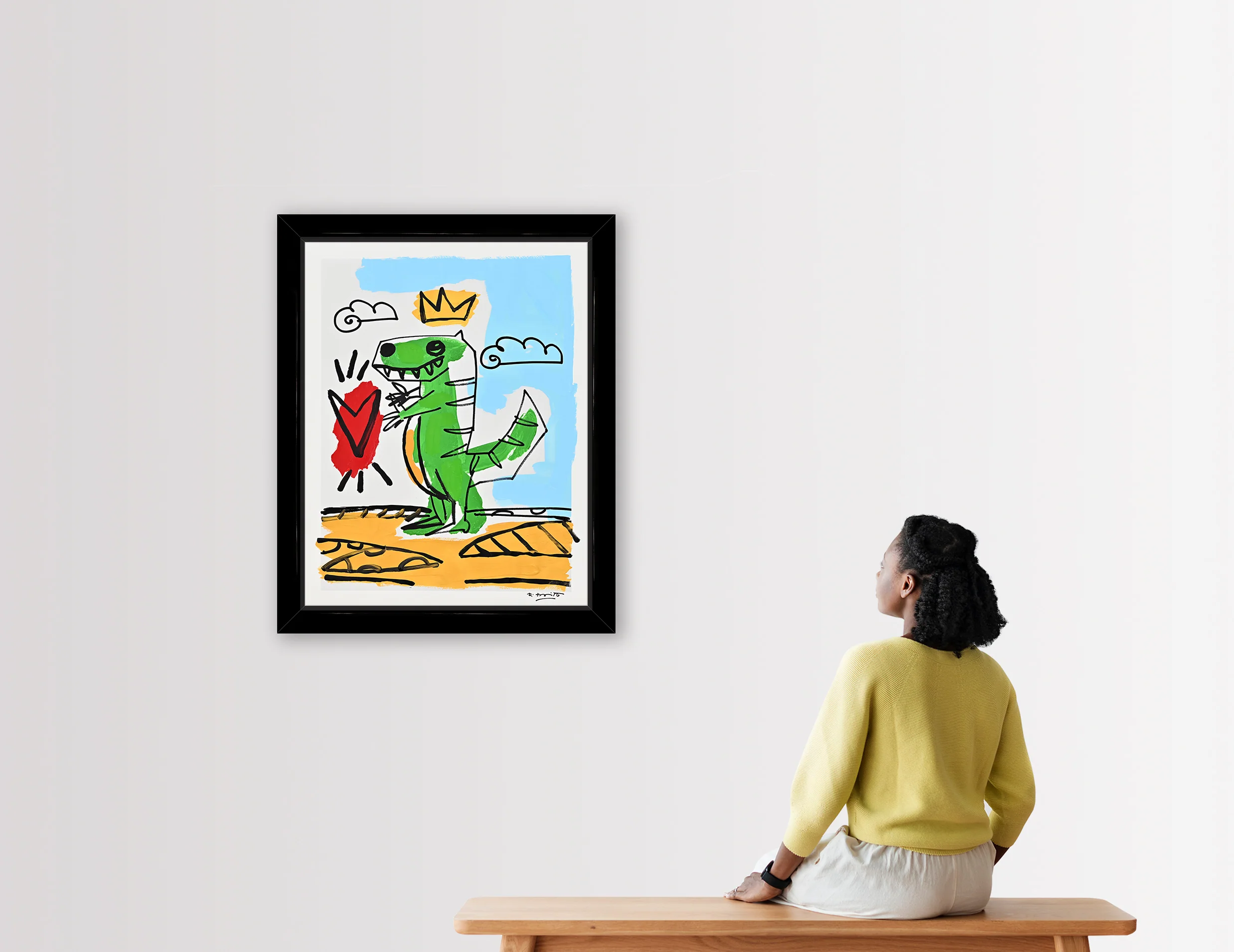 Thomas Collection (Dinosaur) - Mixed Media Original - Image 3