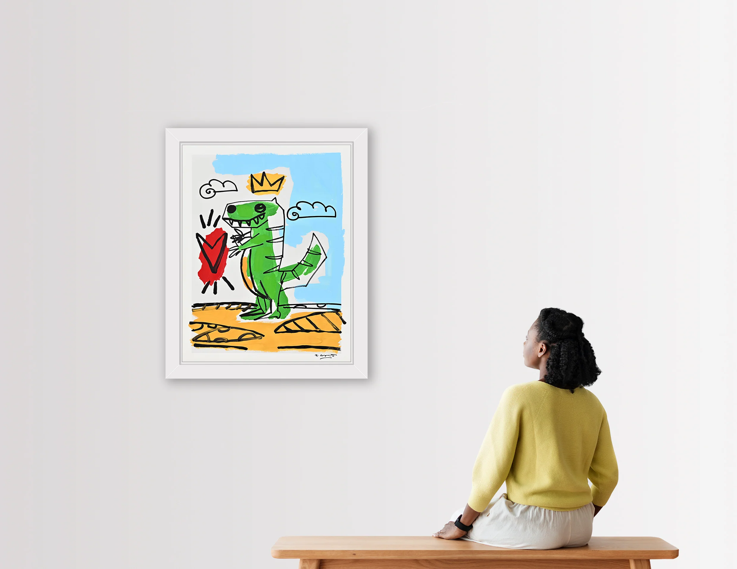 Thomas Collection (Dinosaur) - Mixed Media Original - Image 4