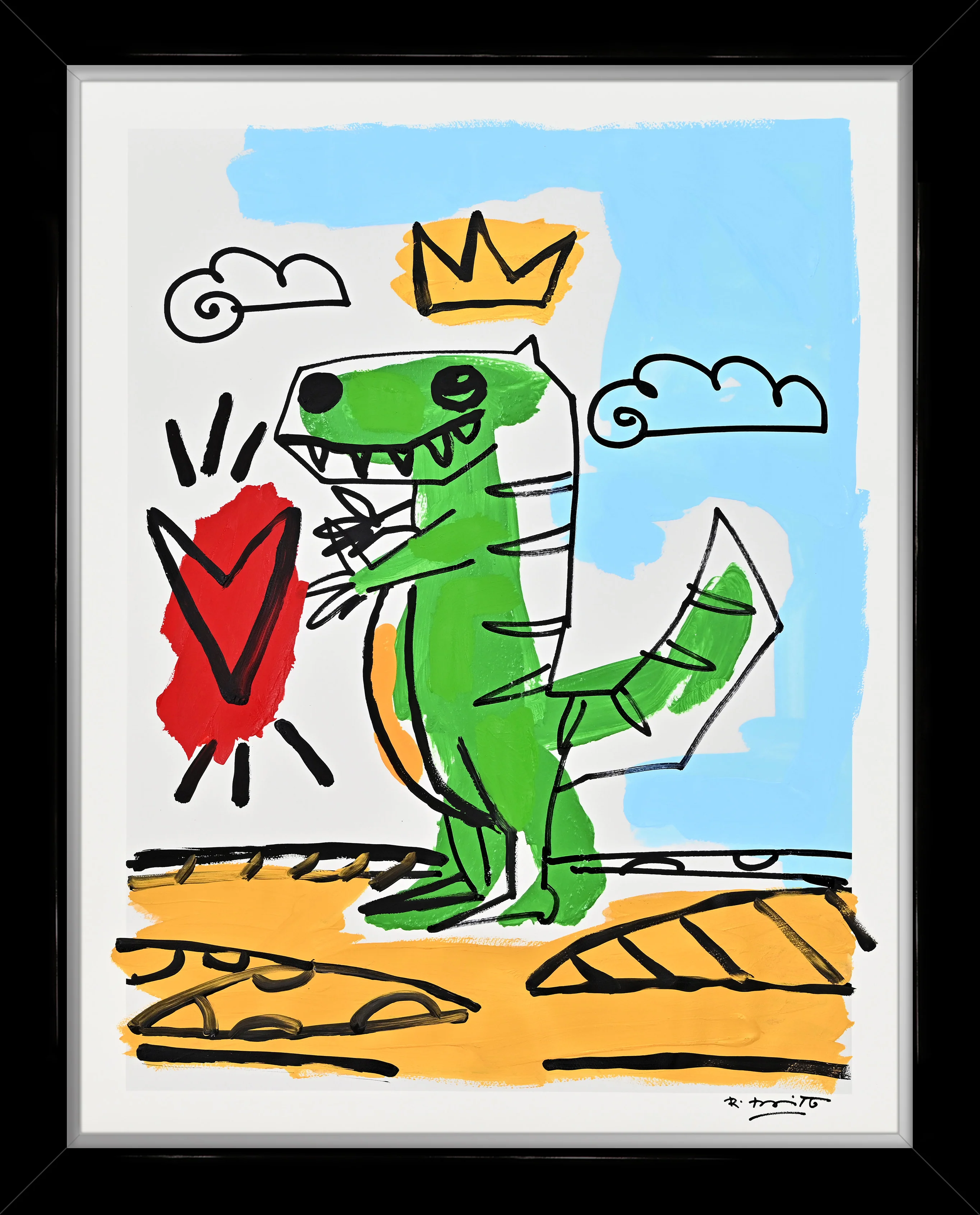 Thomas Collection (Dinosaur) - Mixed Media Original - Image 5