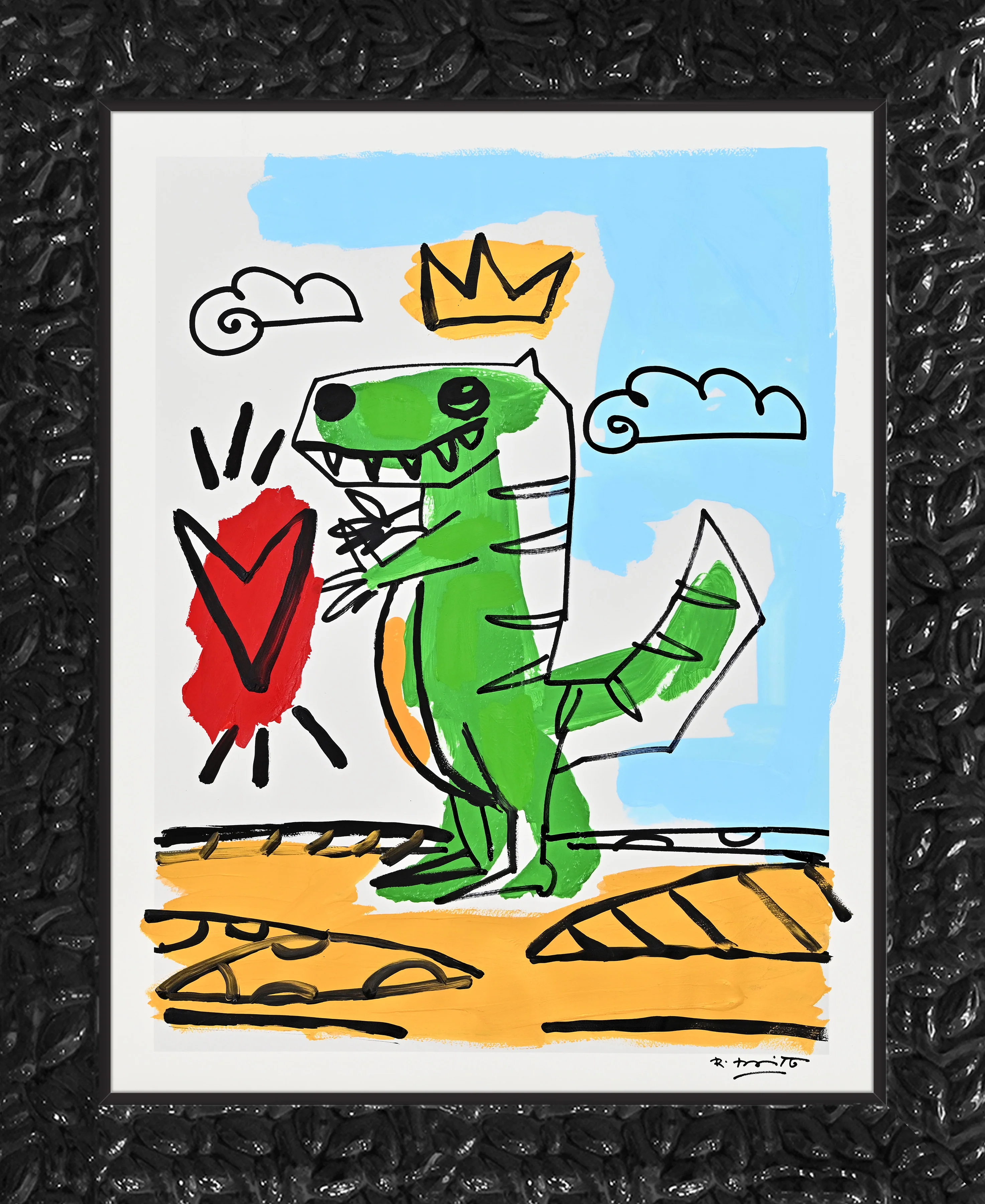 Thomas Collection (Dinosaur) - Mixed Media Original - Image 8