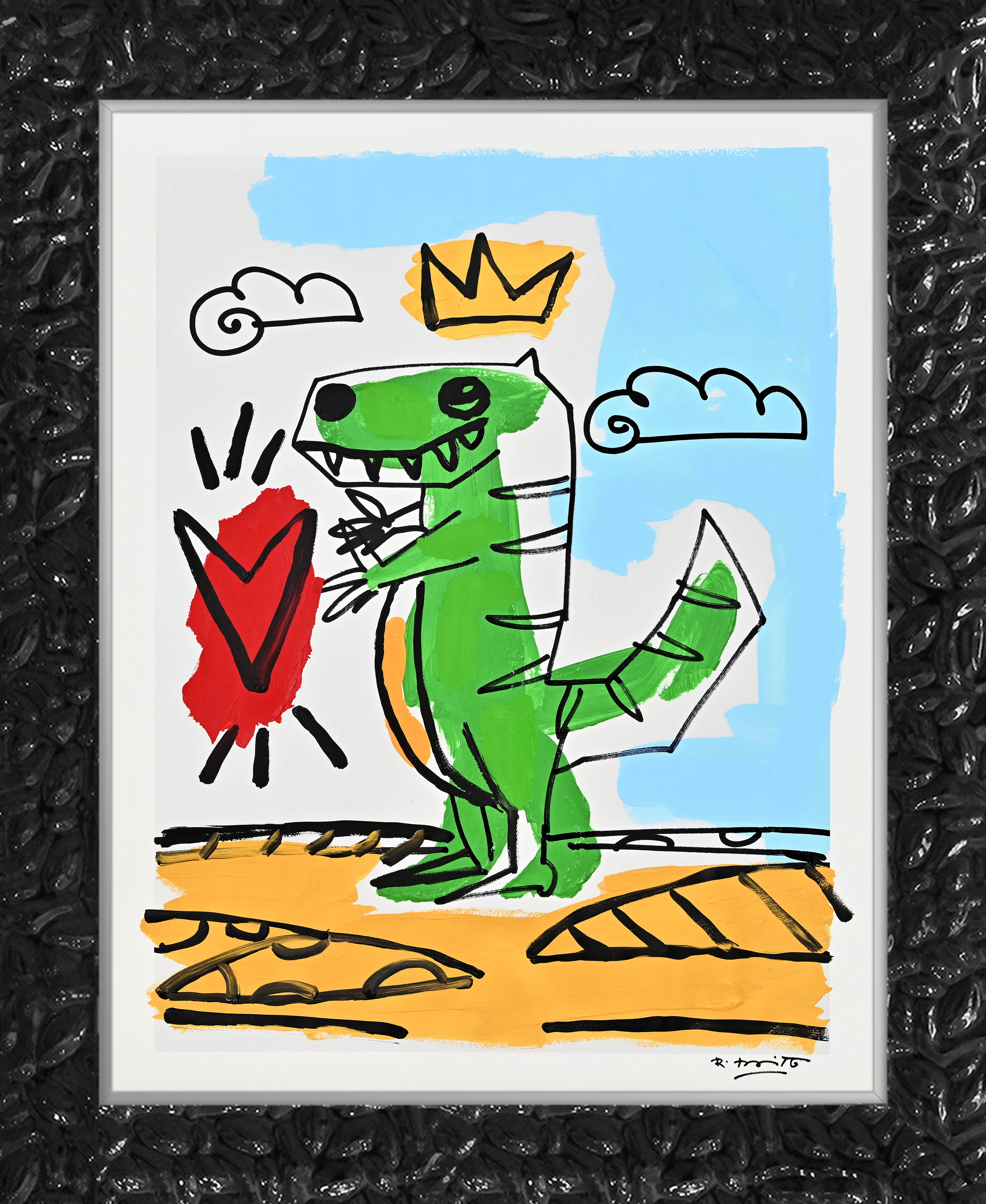 Thomas Collection (Dinosaur) - Mixed Media Original - Image 9