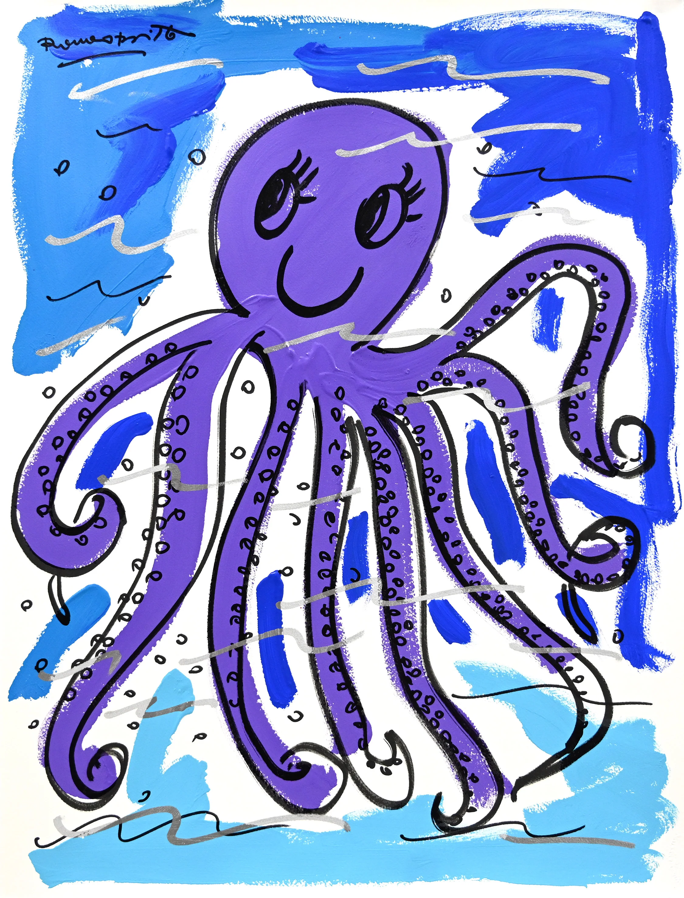 Thomas Collection (Octopus) - Original Drawing