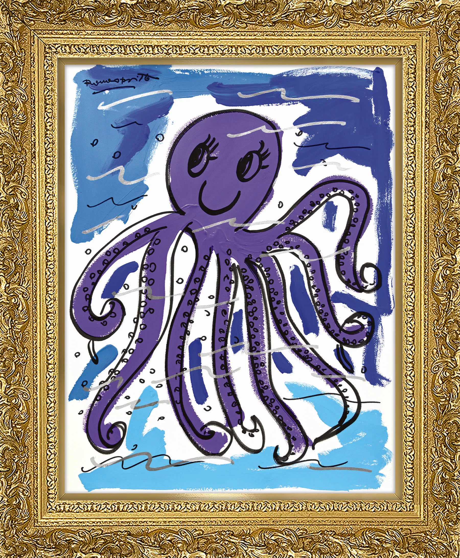 Thomas Collection (Octopus) - Original Drawing - Image 2