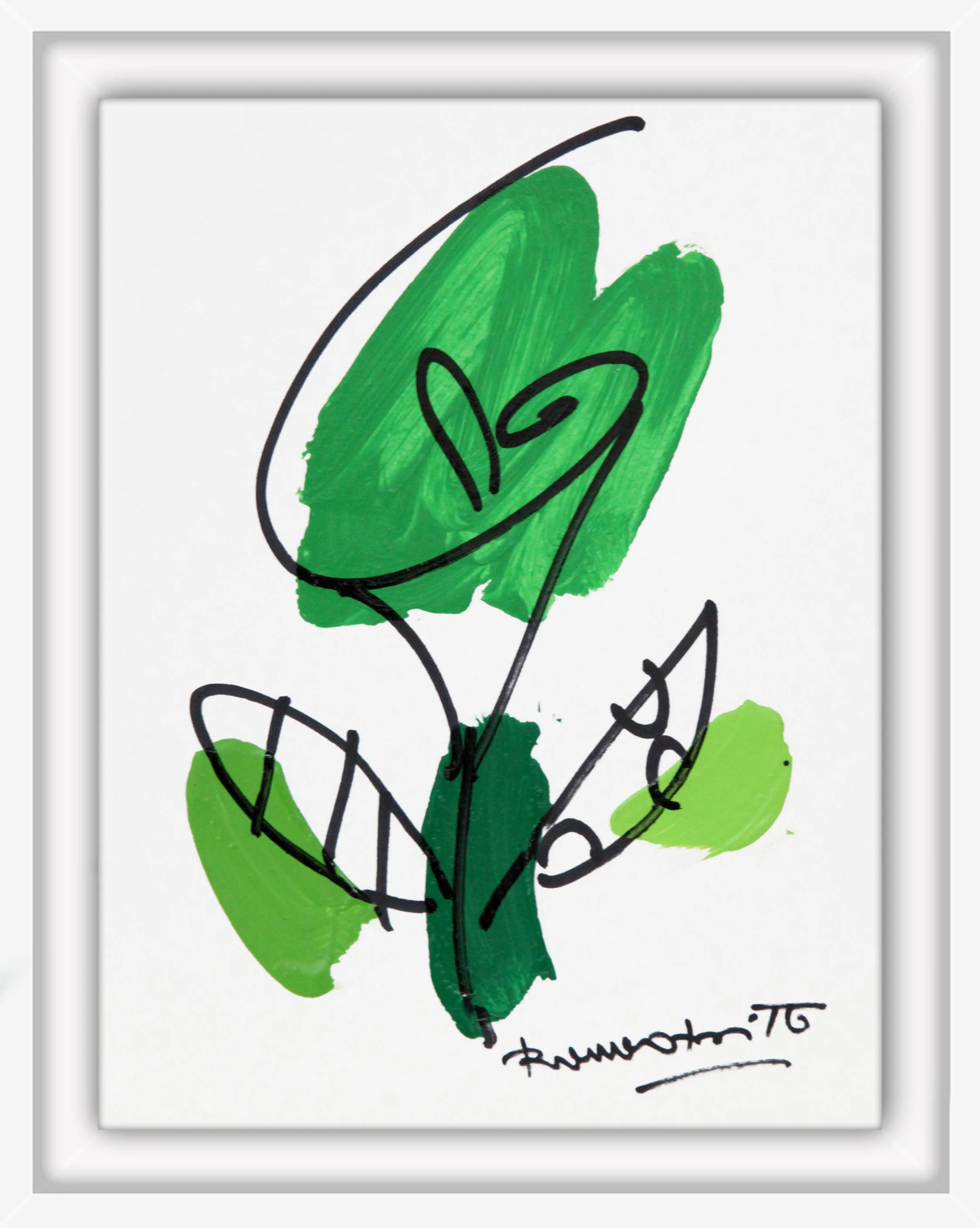 THOMAS FLOWER (BRAZIL GREEN) - Original Drawing - Image 15