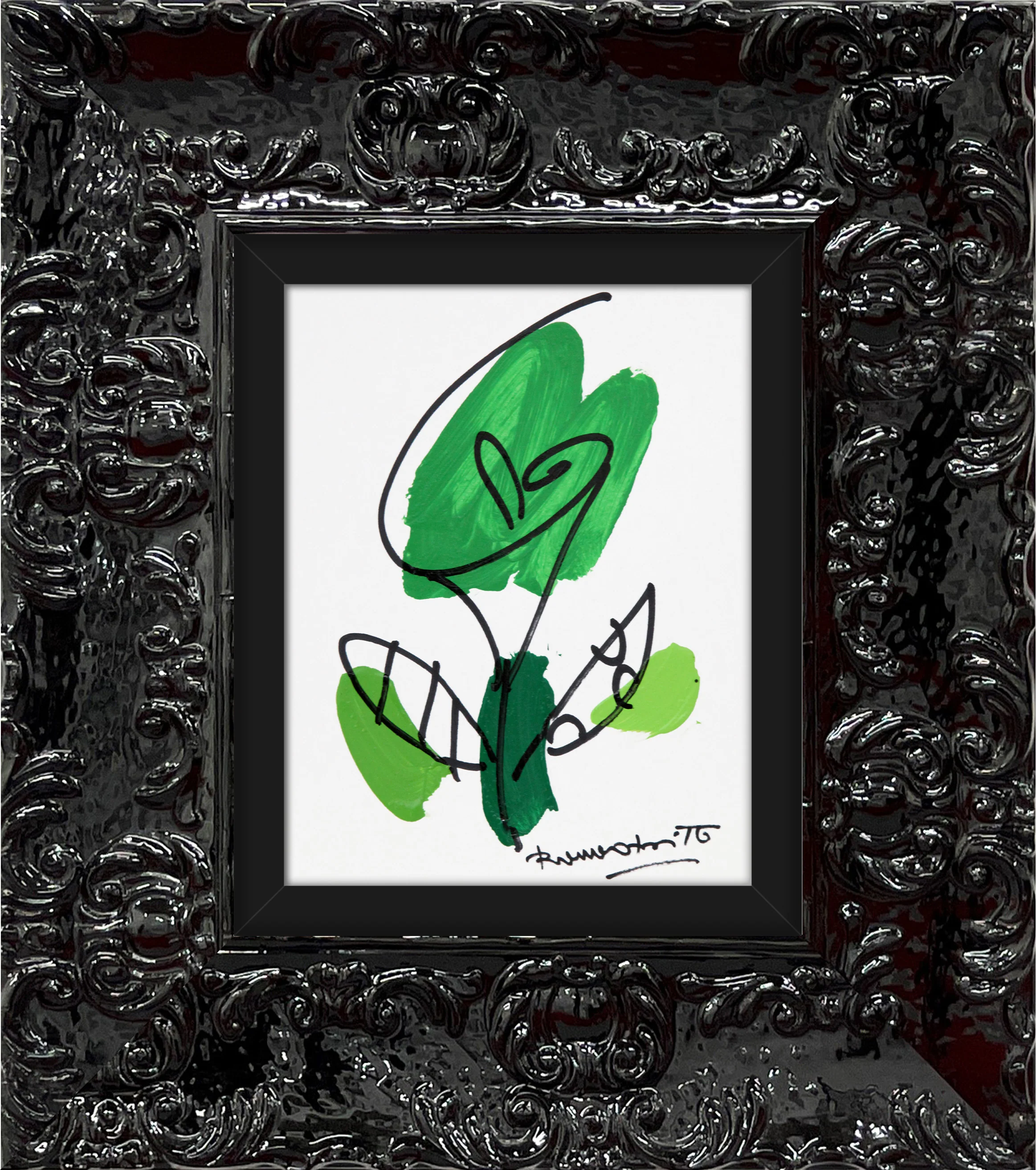 THOMAS FLOWER (BRAZIL GREEN) - Original Drawing - Image 2