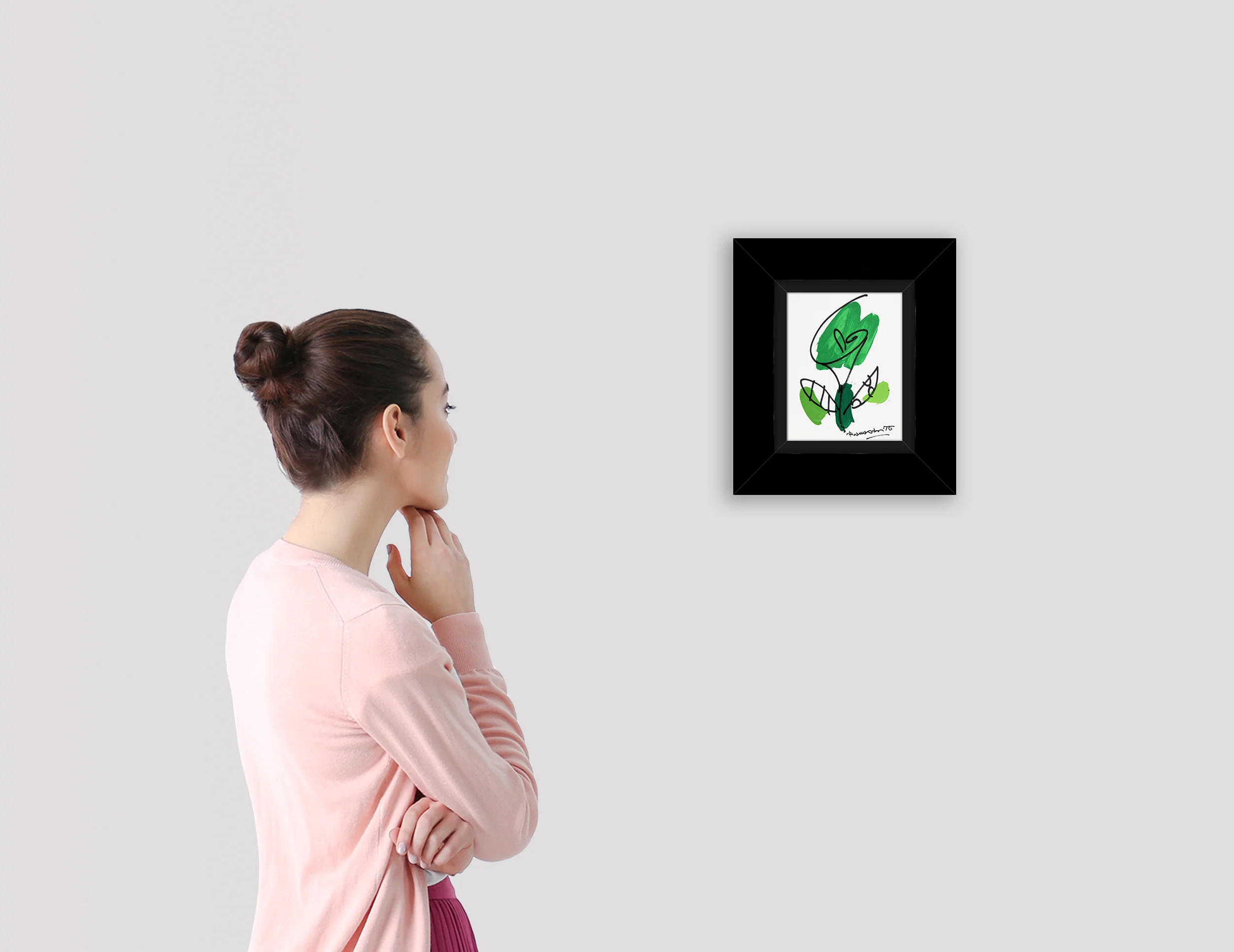 THOMAS FLOWER (BRAZIL GREEN) - Original Drawing - Image 3