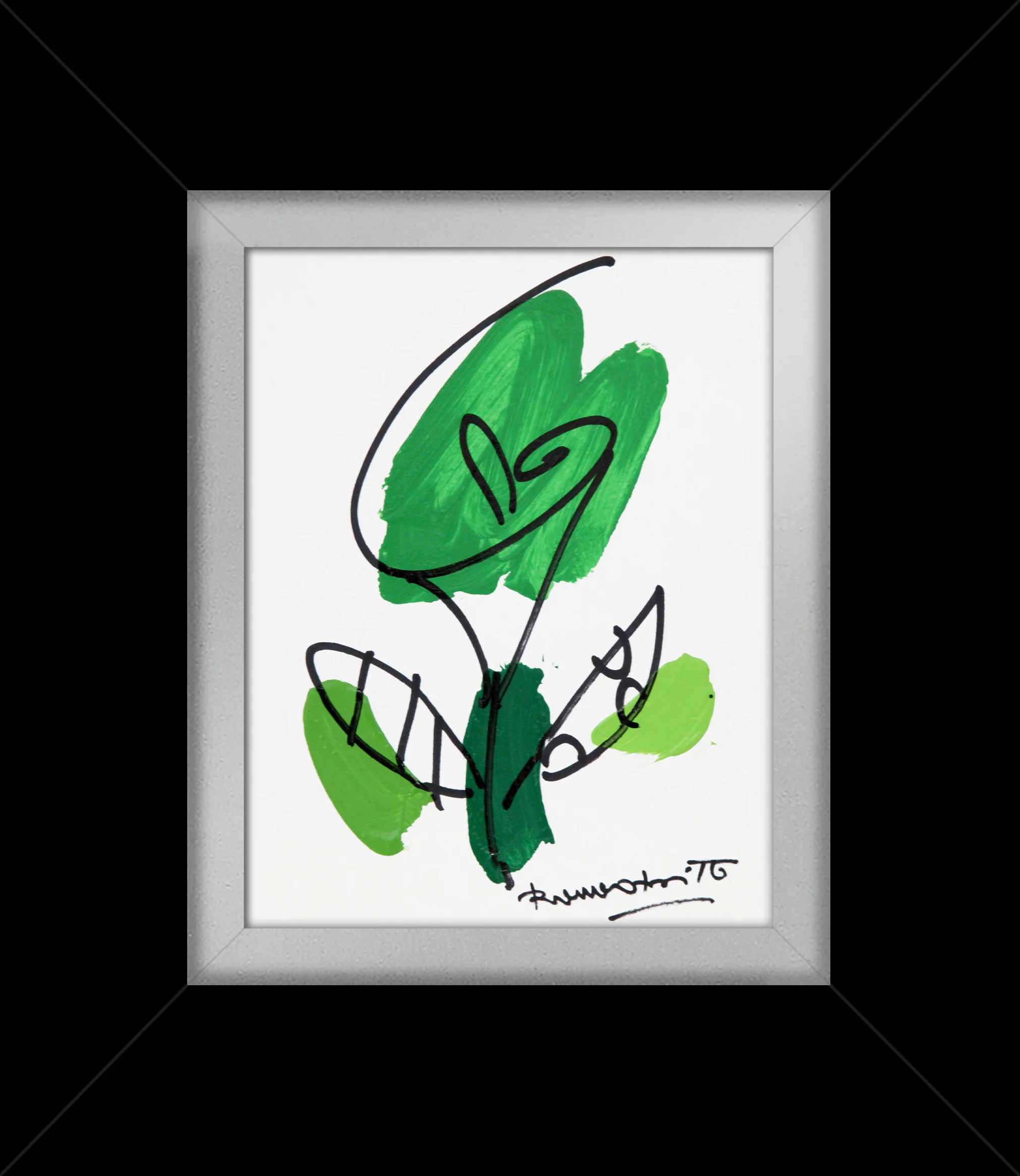 THOMAS FLOWER (BRAZIL GREEN) - Original Drawing - Image 7