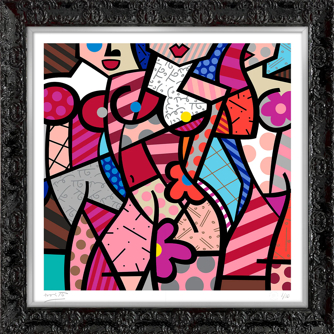 THREE GRACES-SUMMER (PINK) - Serigraph - Image 10