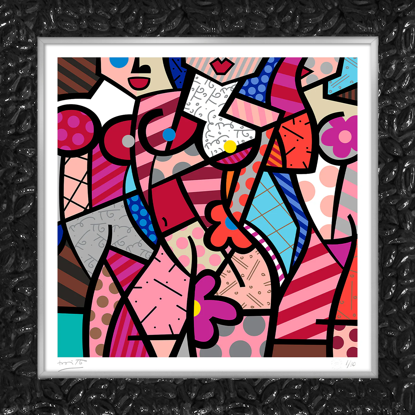 THREE GRACES-SUMMER (PINK) - Serigraph - Image 15