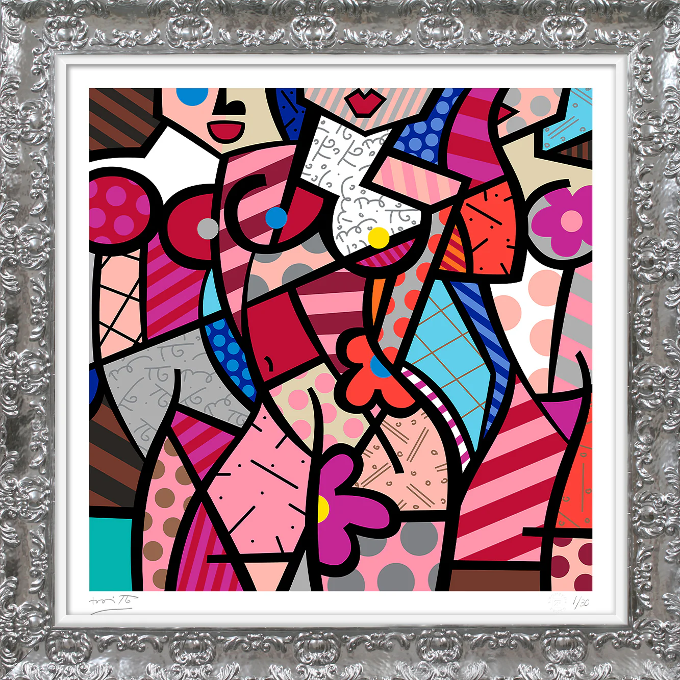 THREE GRACES-SUMMER (PINK) - Serigraph - Image 18