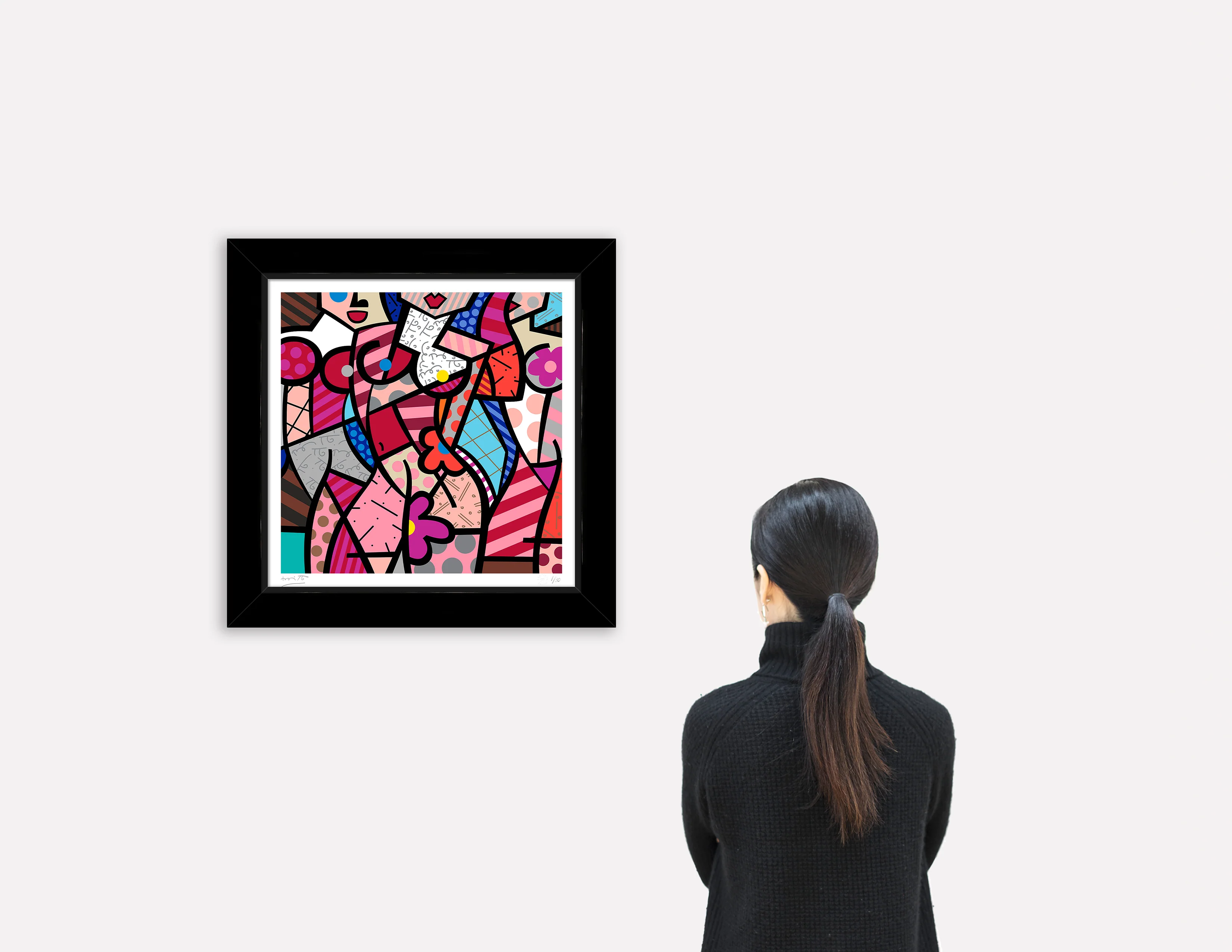 THREE GRACES-SUMMER (PINK) - Serigraph - Image 3