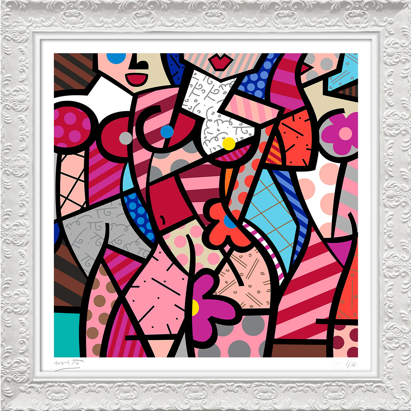 THREE GRACES-SUMMER (PINK) - Serigraph - Image 9