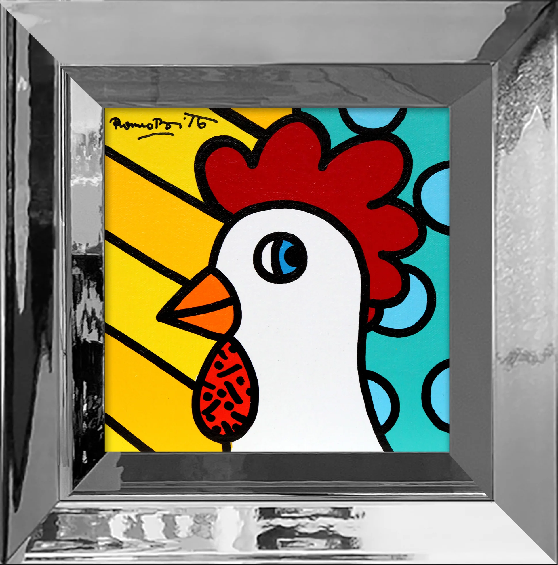 TO DREAM (CHICKEN) -  Original Painting - Image 10