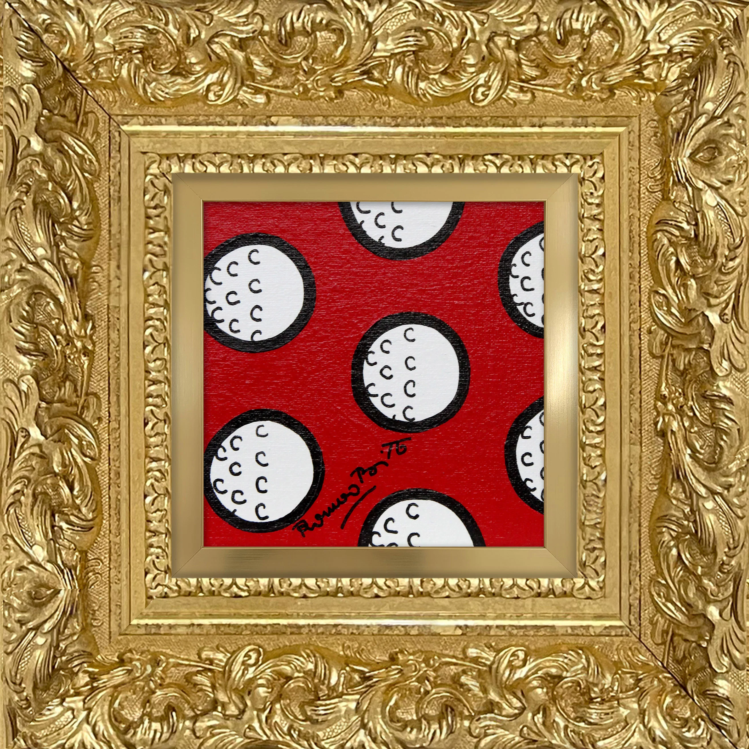 TO DREAM (GOLF BALLS) -  Original Painting - Image 11