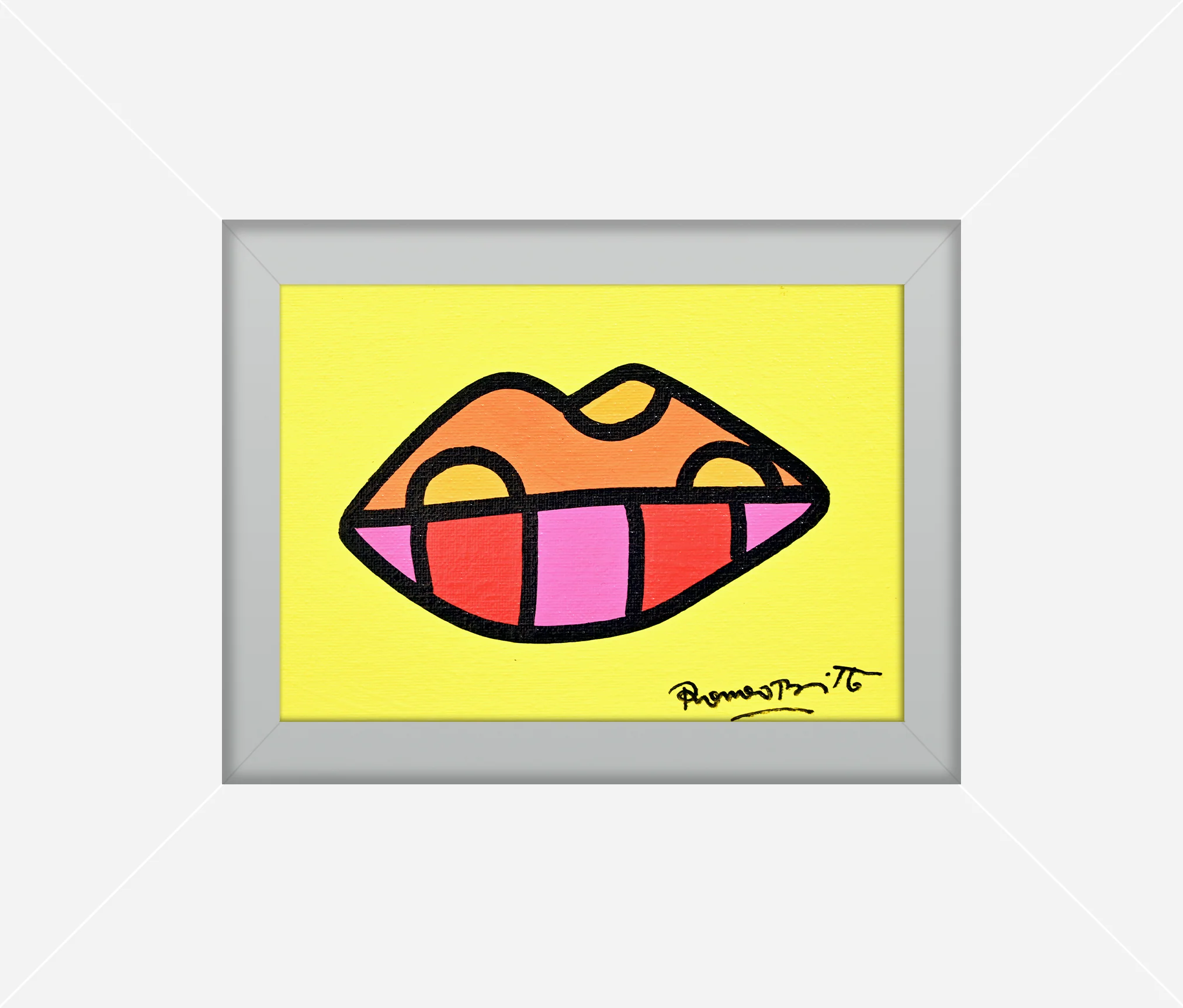 TO DREAM (LIPS) - Original Painting - Image 13
