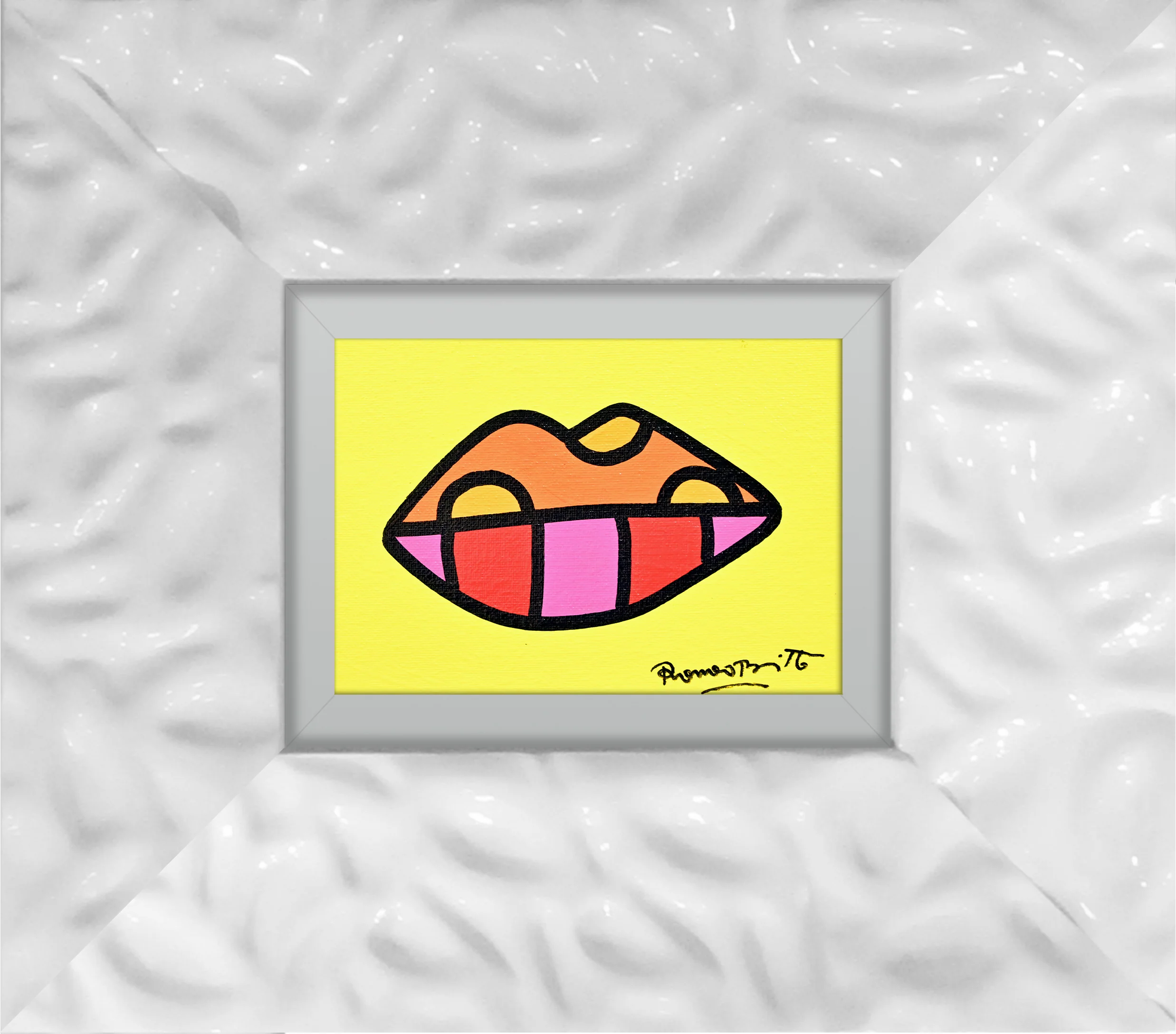 TO DREAM (LIPS) - Original Painting - Image 17