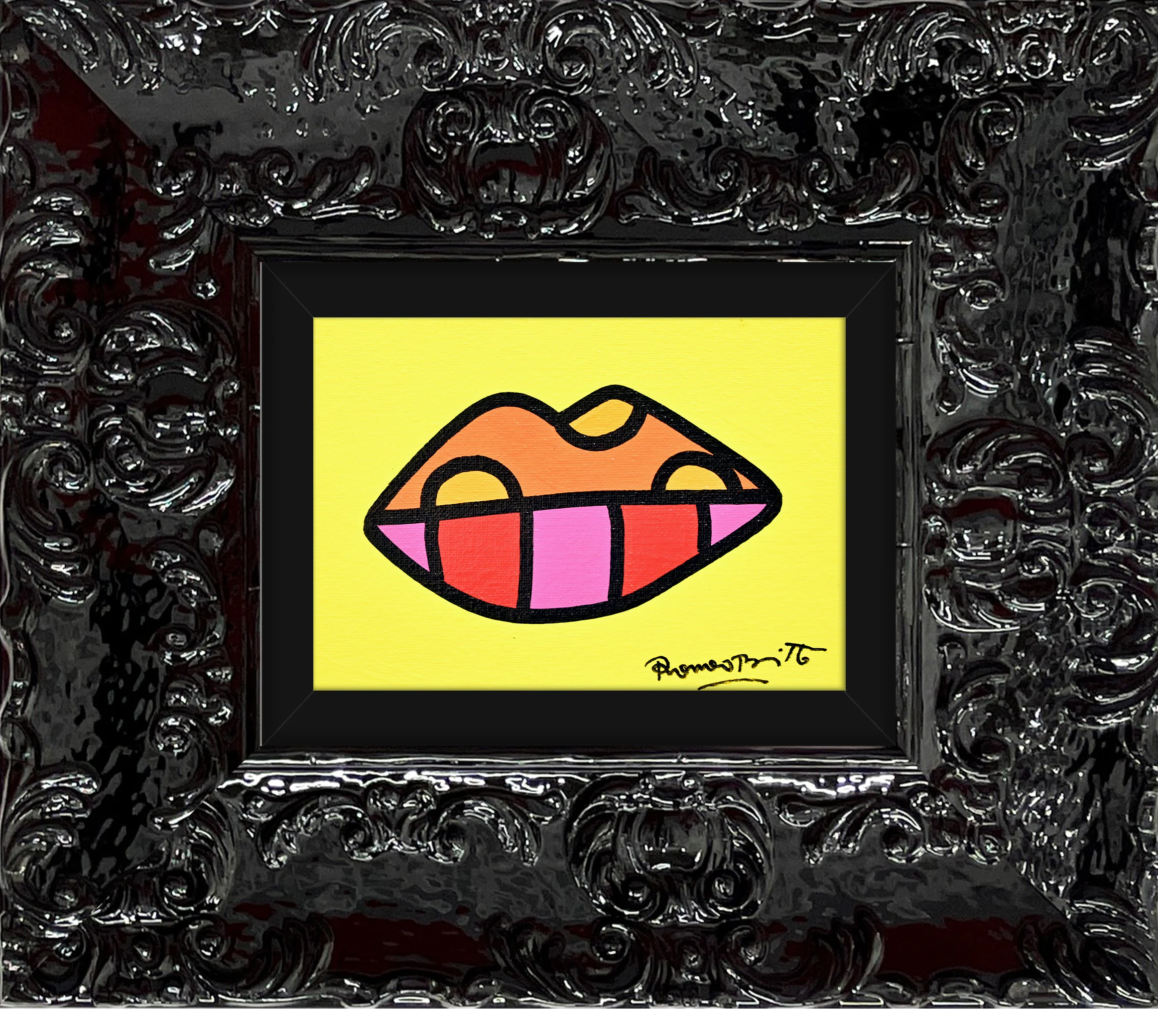 TO DREAM (LIPS) - Original Painting - Image 2