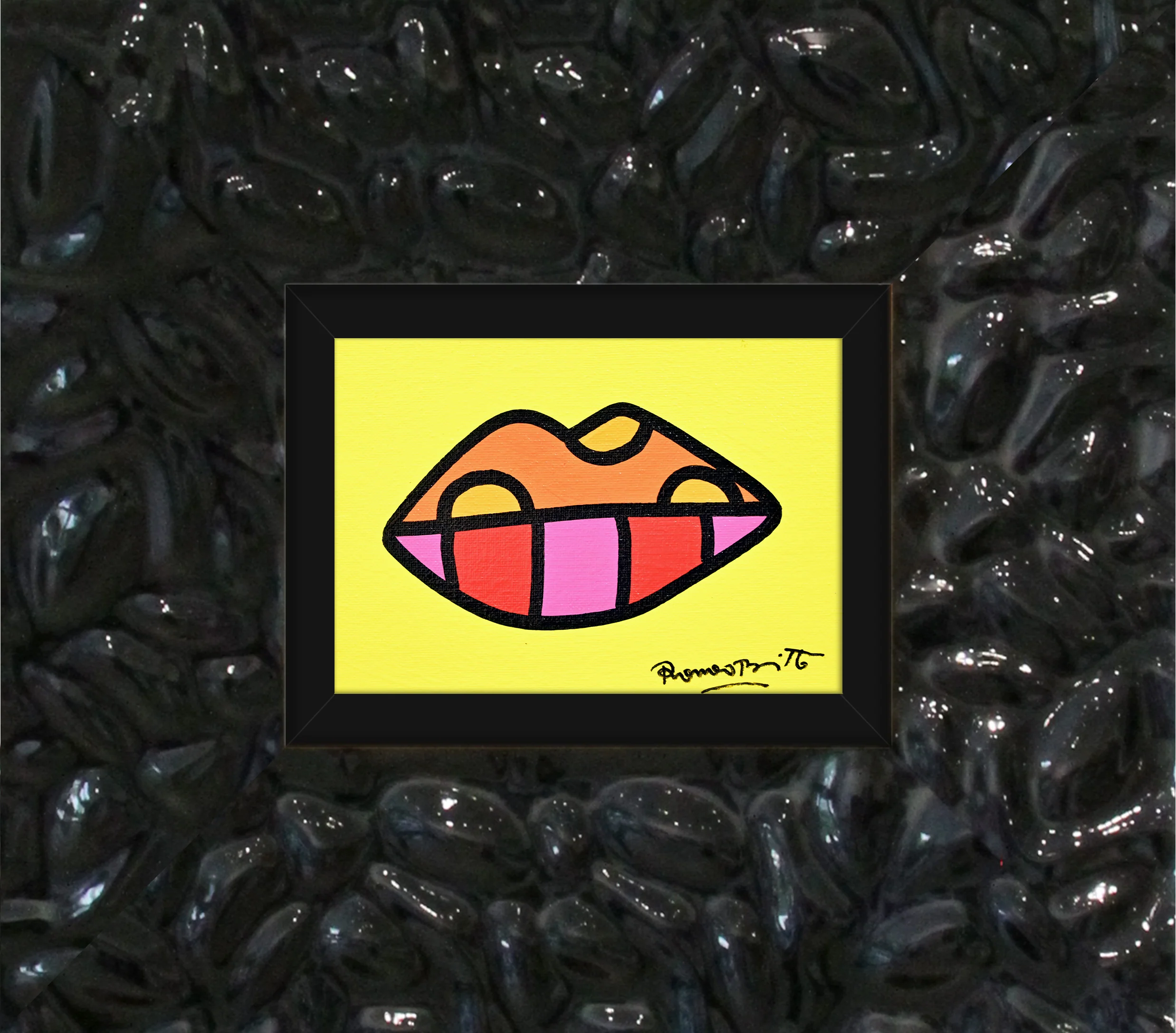 TO DREAM (LIPS) - Original Painting - Image 8