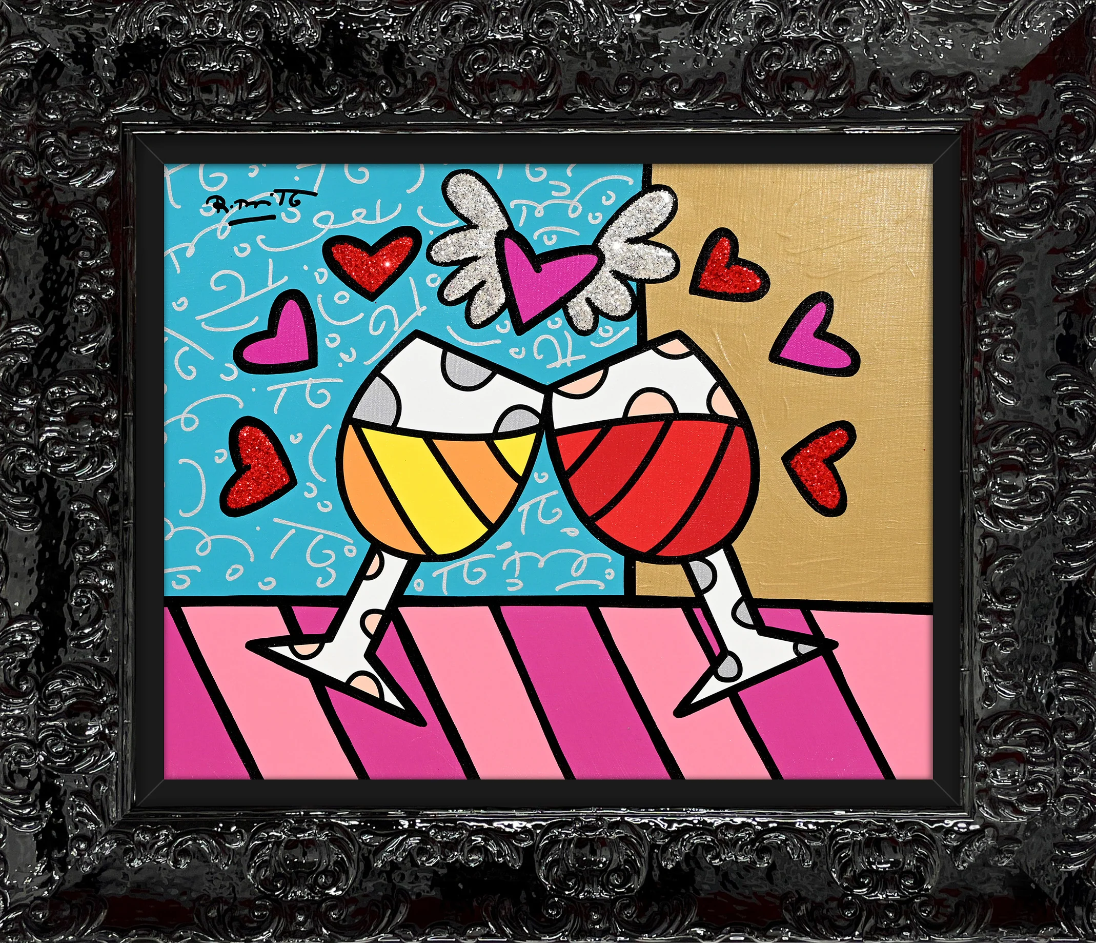 Toast To Love - Mixed Media Original - Image 10