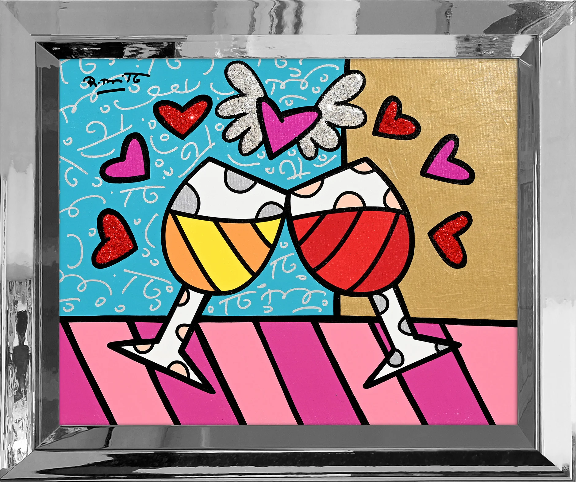Toast To Love - Mixed Media Original - Image 16