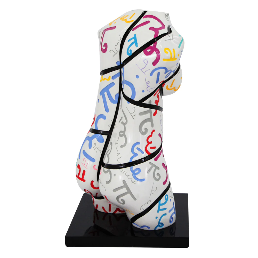 Classic White Britto's Torso - Limited Edition Sculpture - Image 2