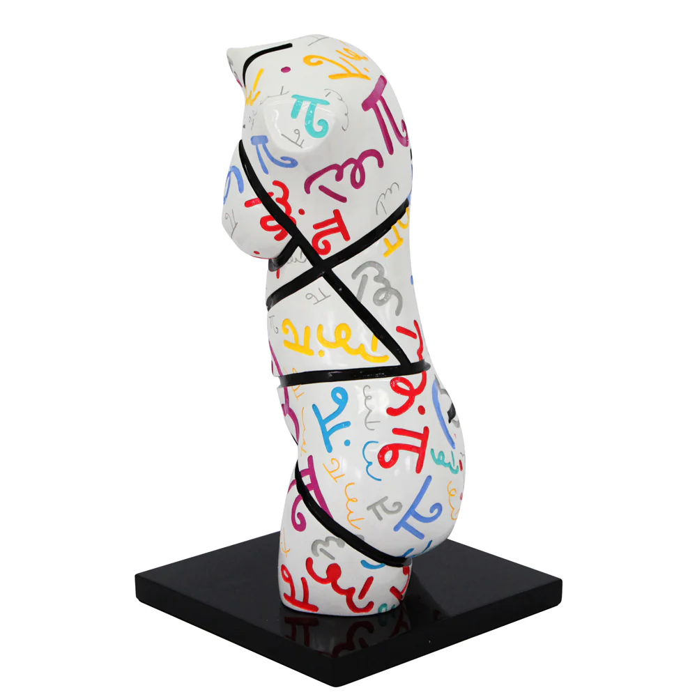 Classic White Britto's Torso - Limited Edition Sculpture - Image 3