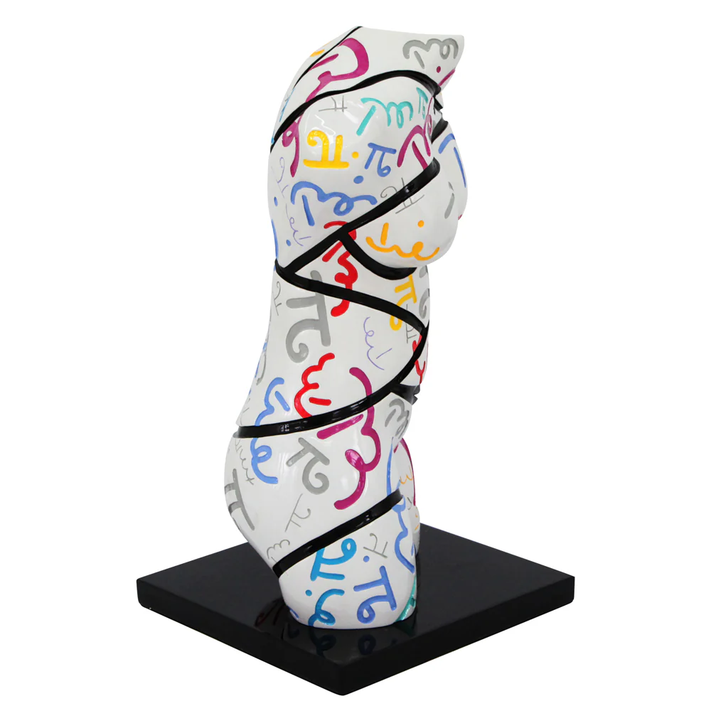 Classic White Britto's Torso - Limited Edition Sculpture - Image 4