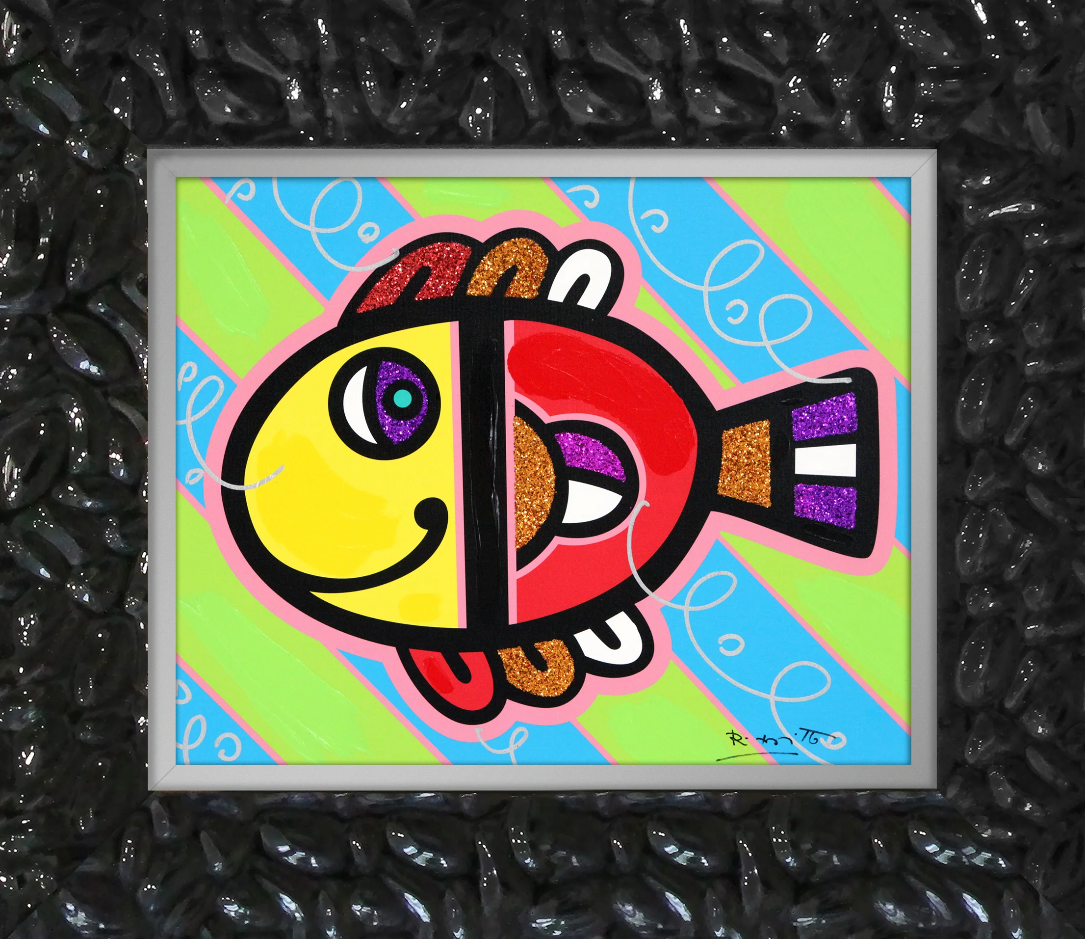 Tropical Fish - Mixed Media Original - Image 10