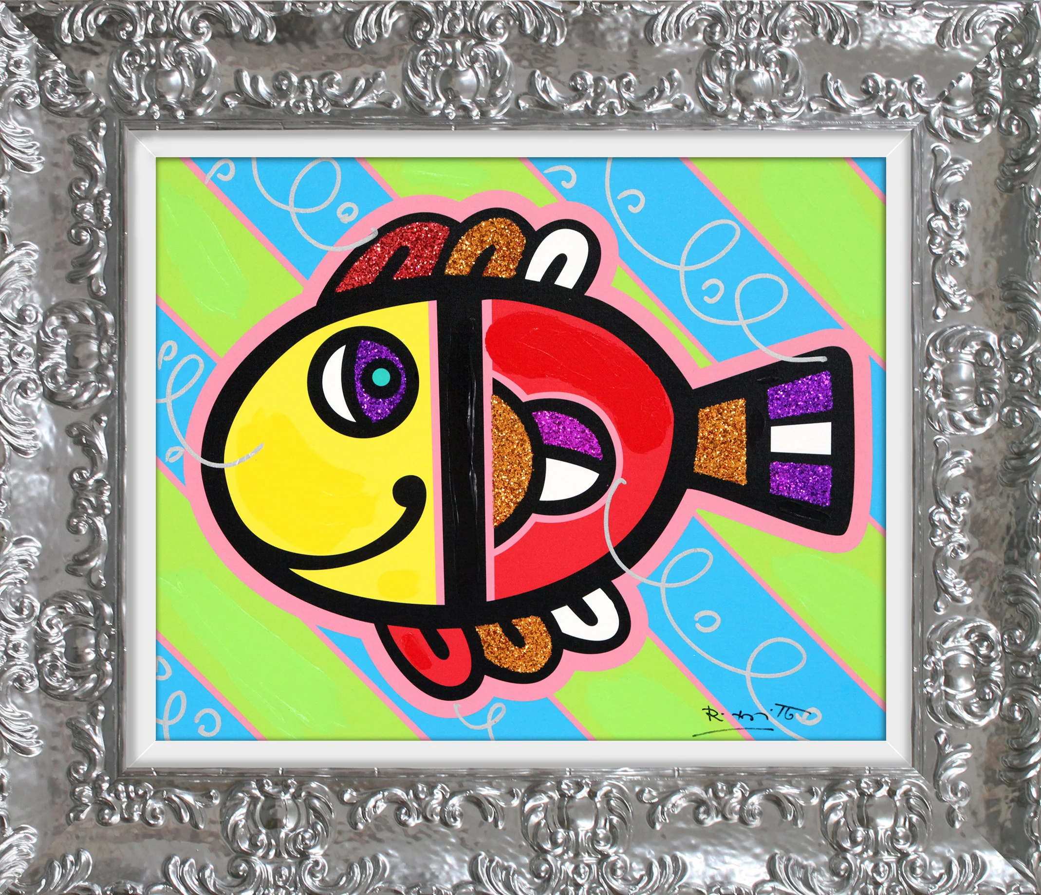 Tropical Fish - Mixed Media Original - Image 13