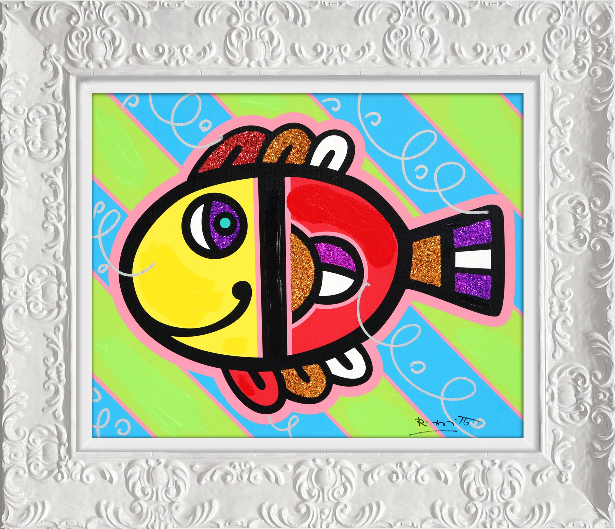 Tropical Fish - Mixed Media Original - Image 16