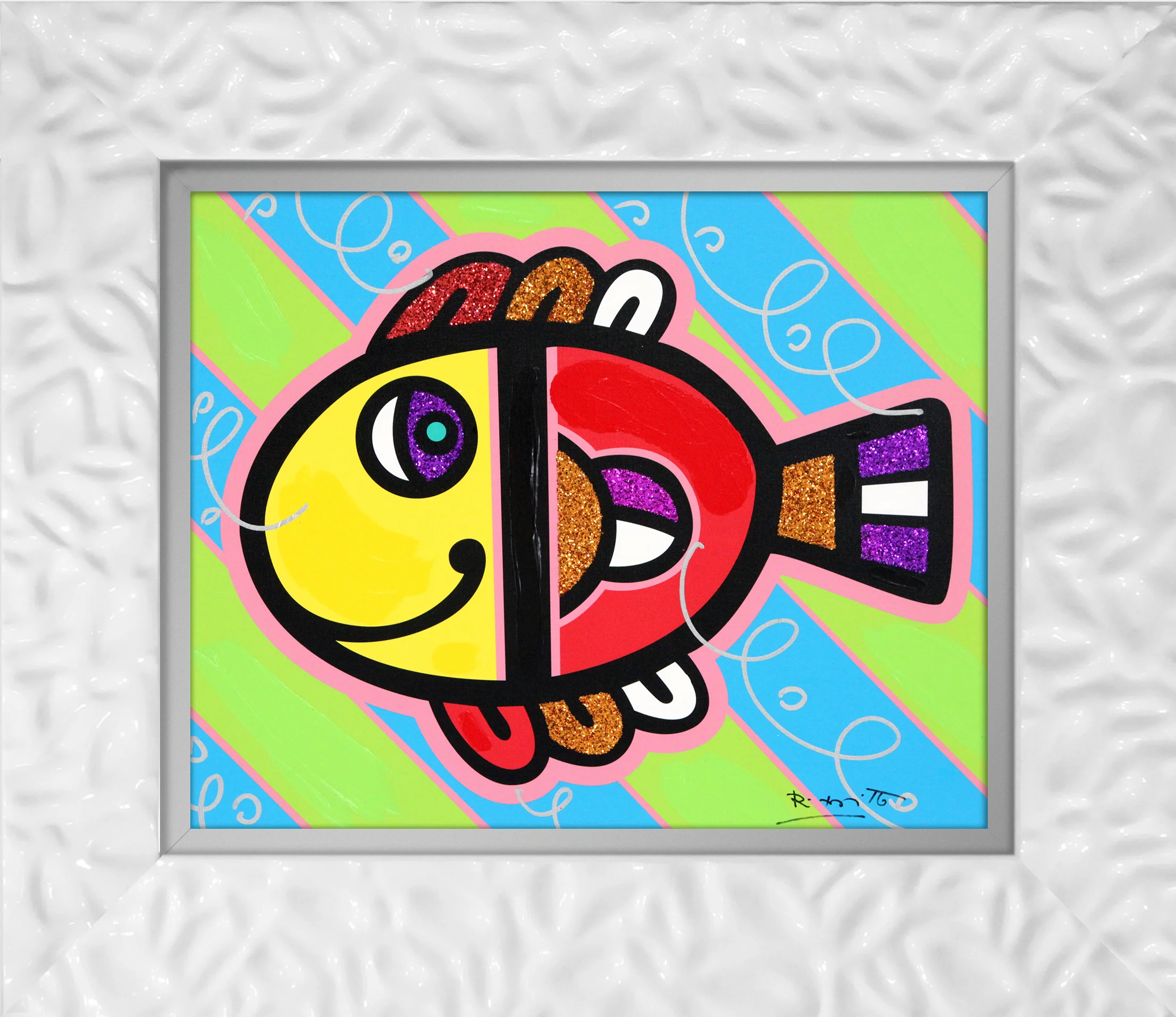 Tropical Fish - Mixed Media Original - Image 17