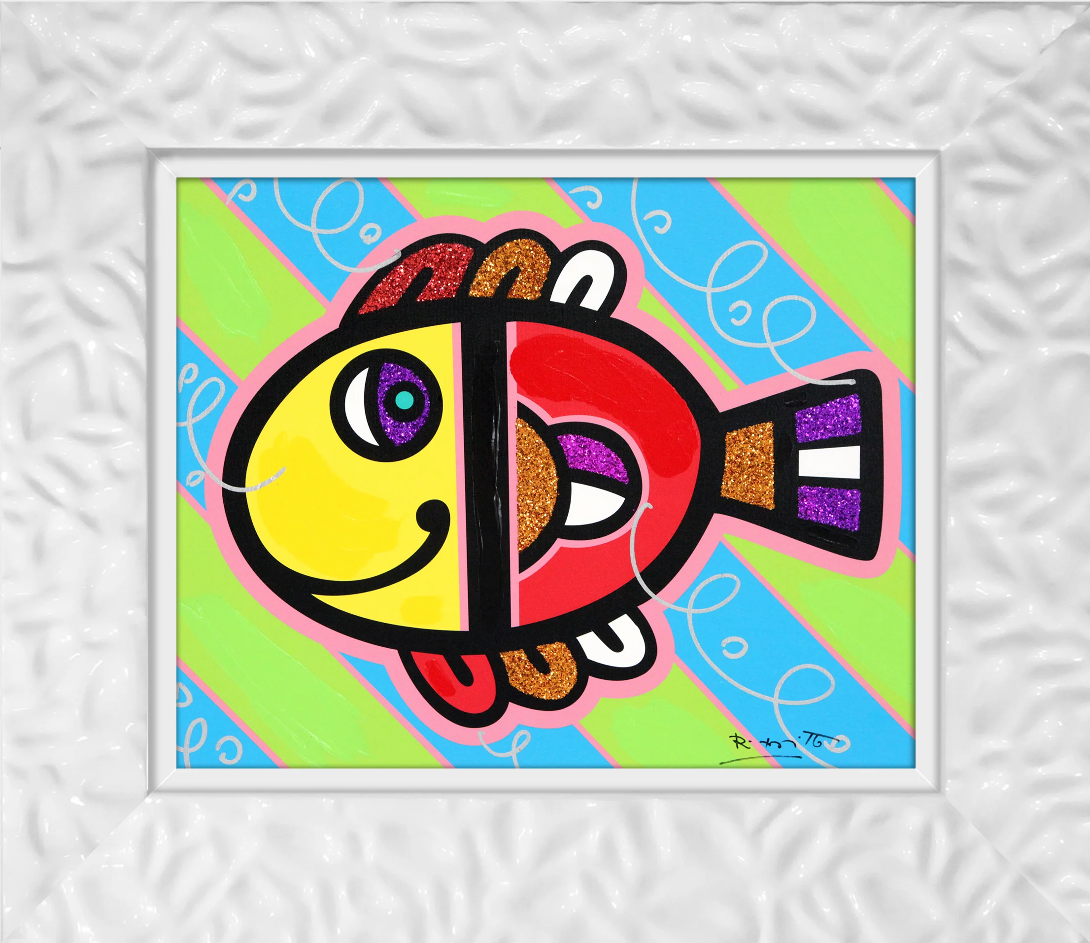 Tropical Fish - Mixed Media Original - Image 18
