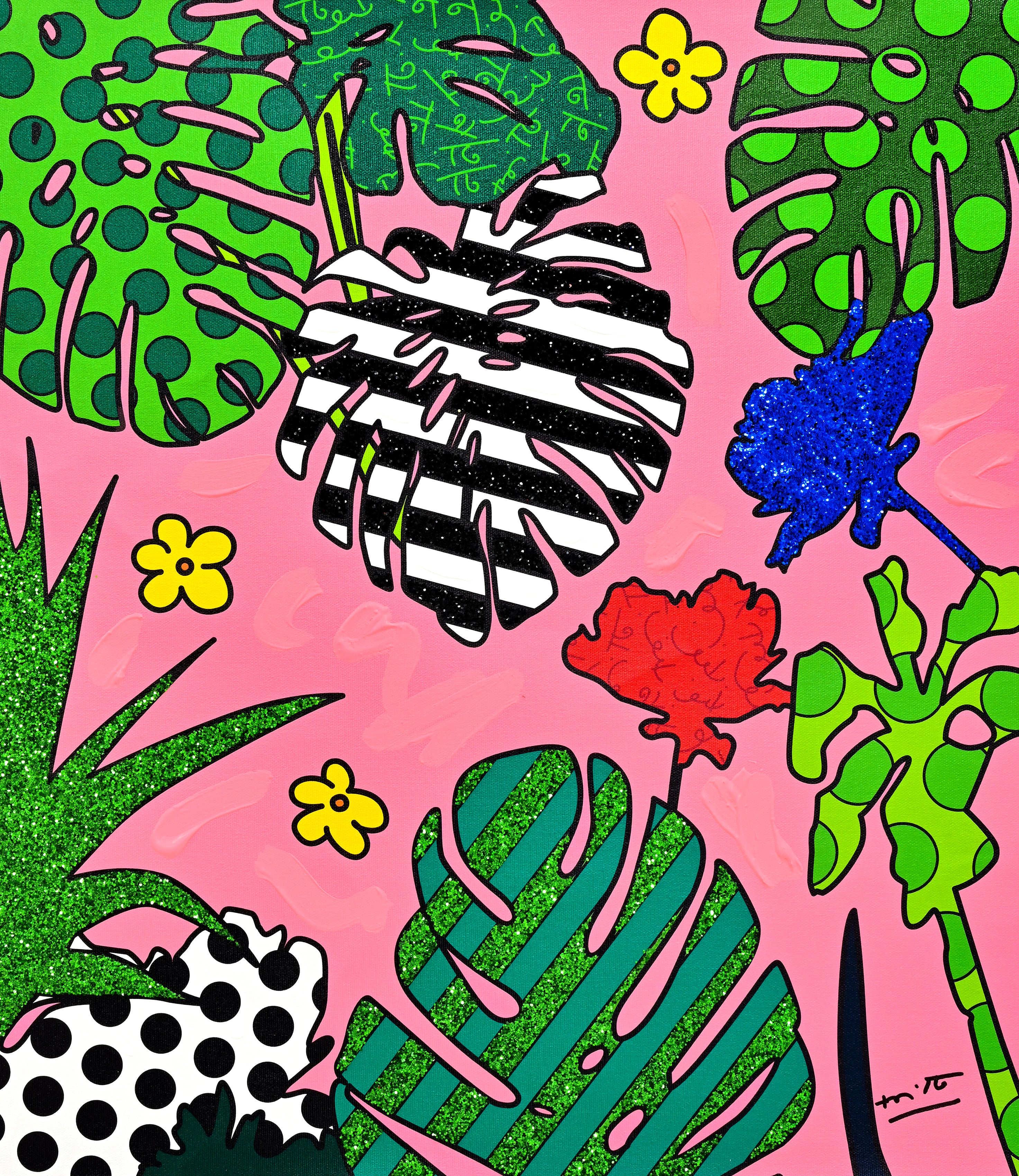 Tropicalia - Mixed Media Original
