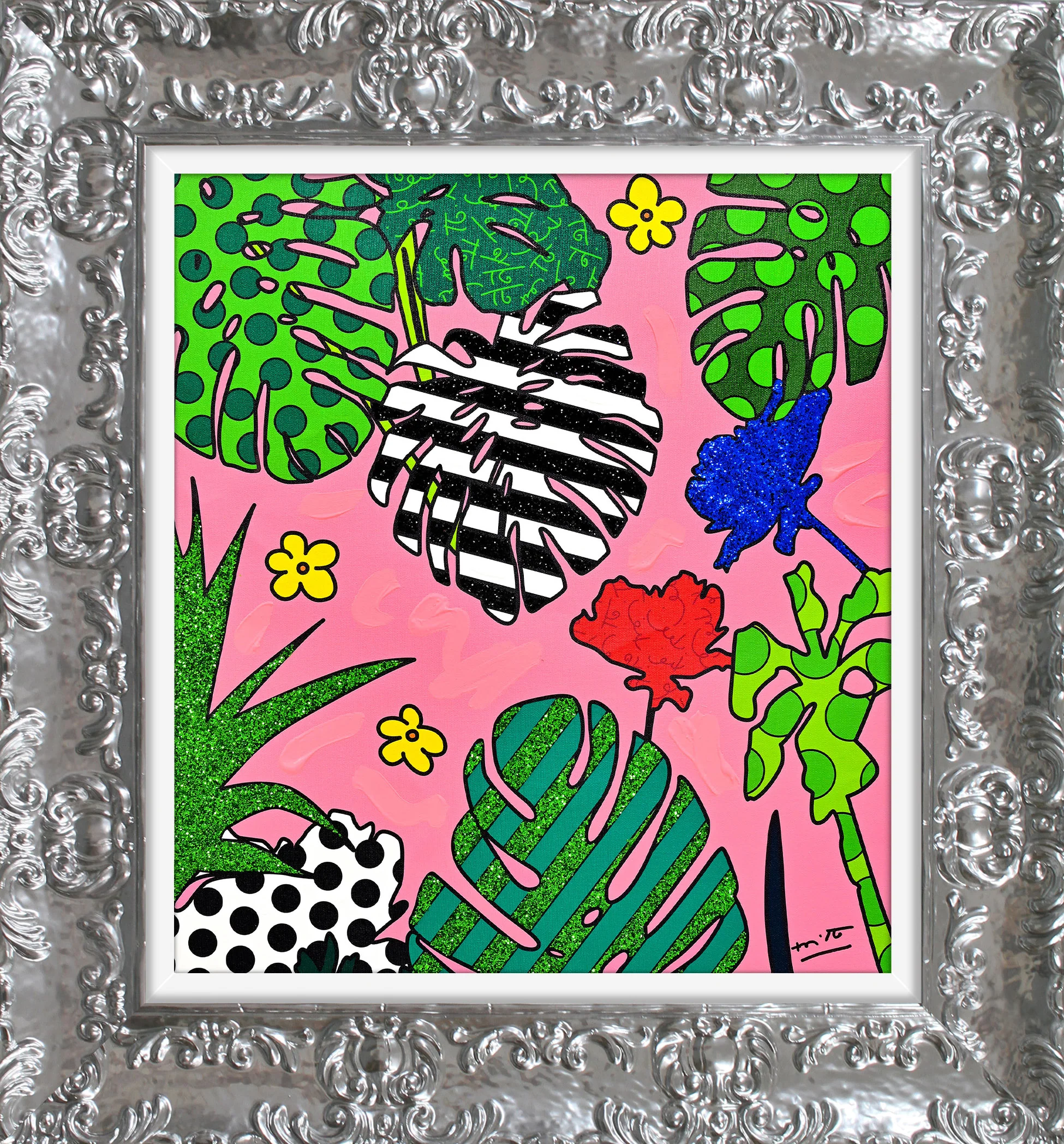 Tropicalia - Mixed Media Original - Image 14