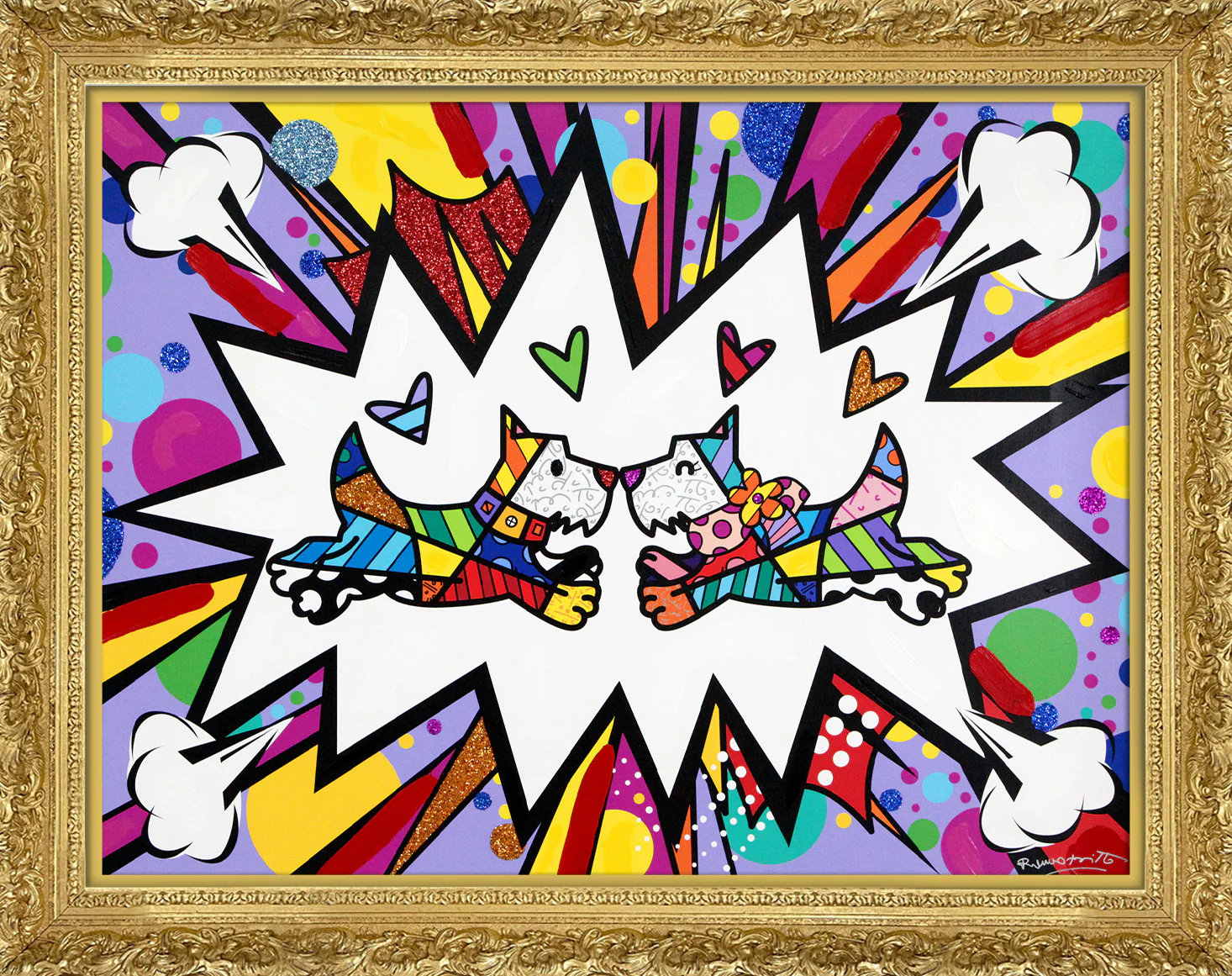 Two Scotties - Mixed Media Original - Image 11