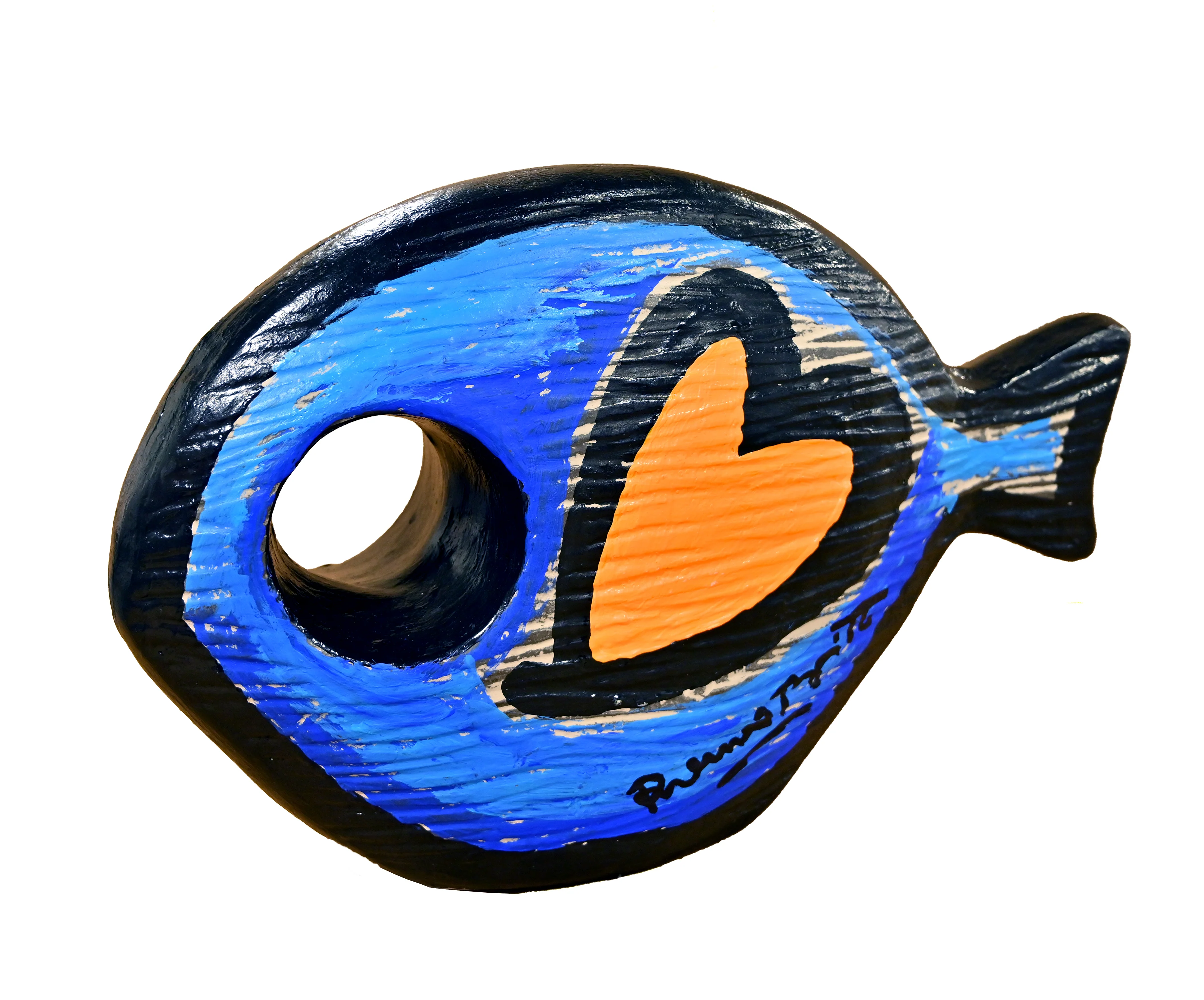 Two Wooden Fish - Original Object Art