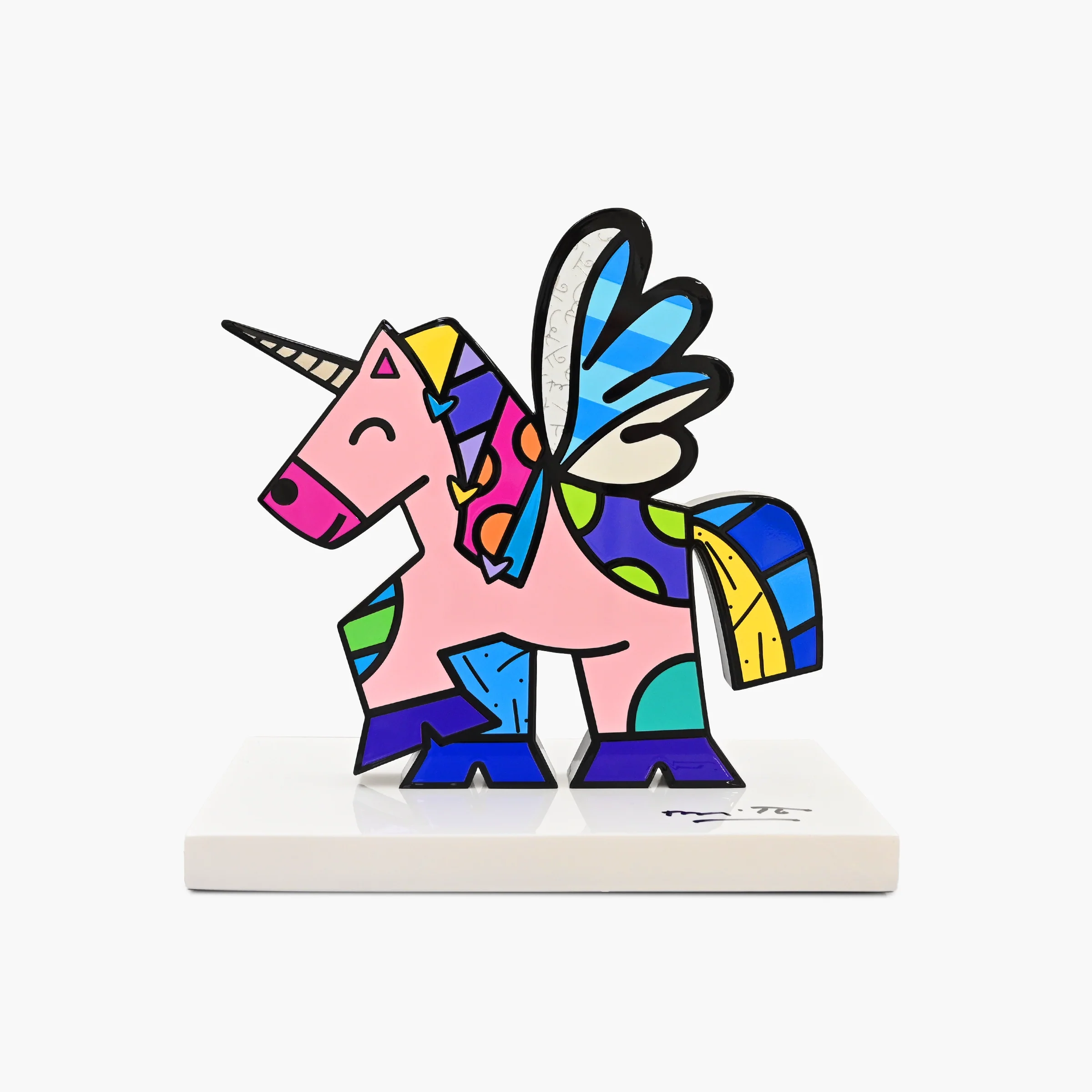 Unicorn (White Base) - Limited Edition Sculpture